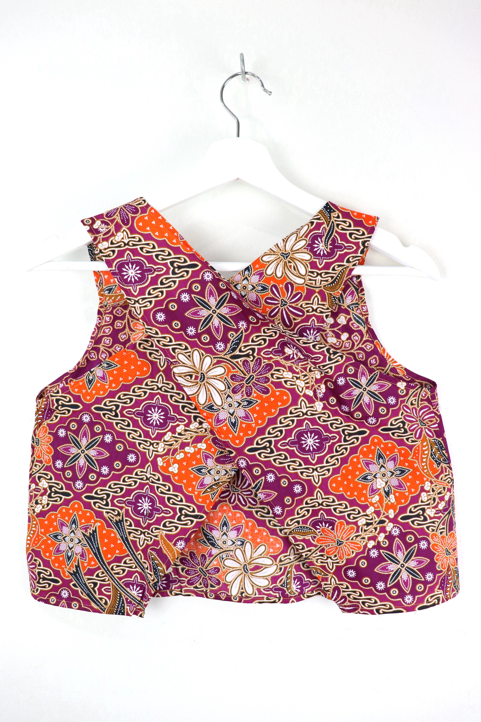 Square Napkin Batik Top - Twilight in Forests [ L ]