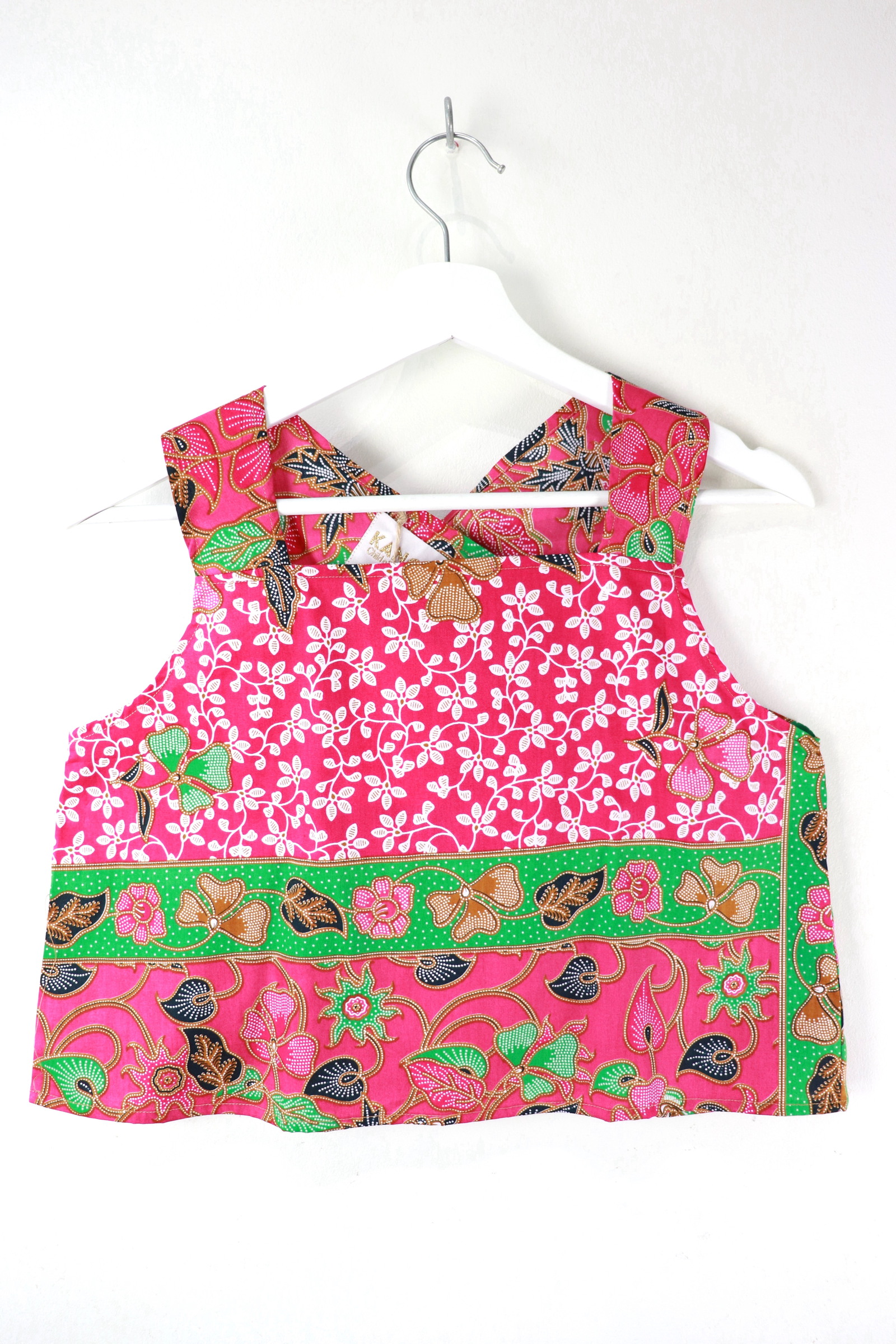 Square Napkin Batik Top - Summer Blossoms [ L ]