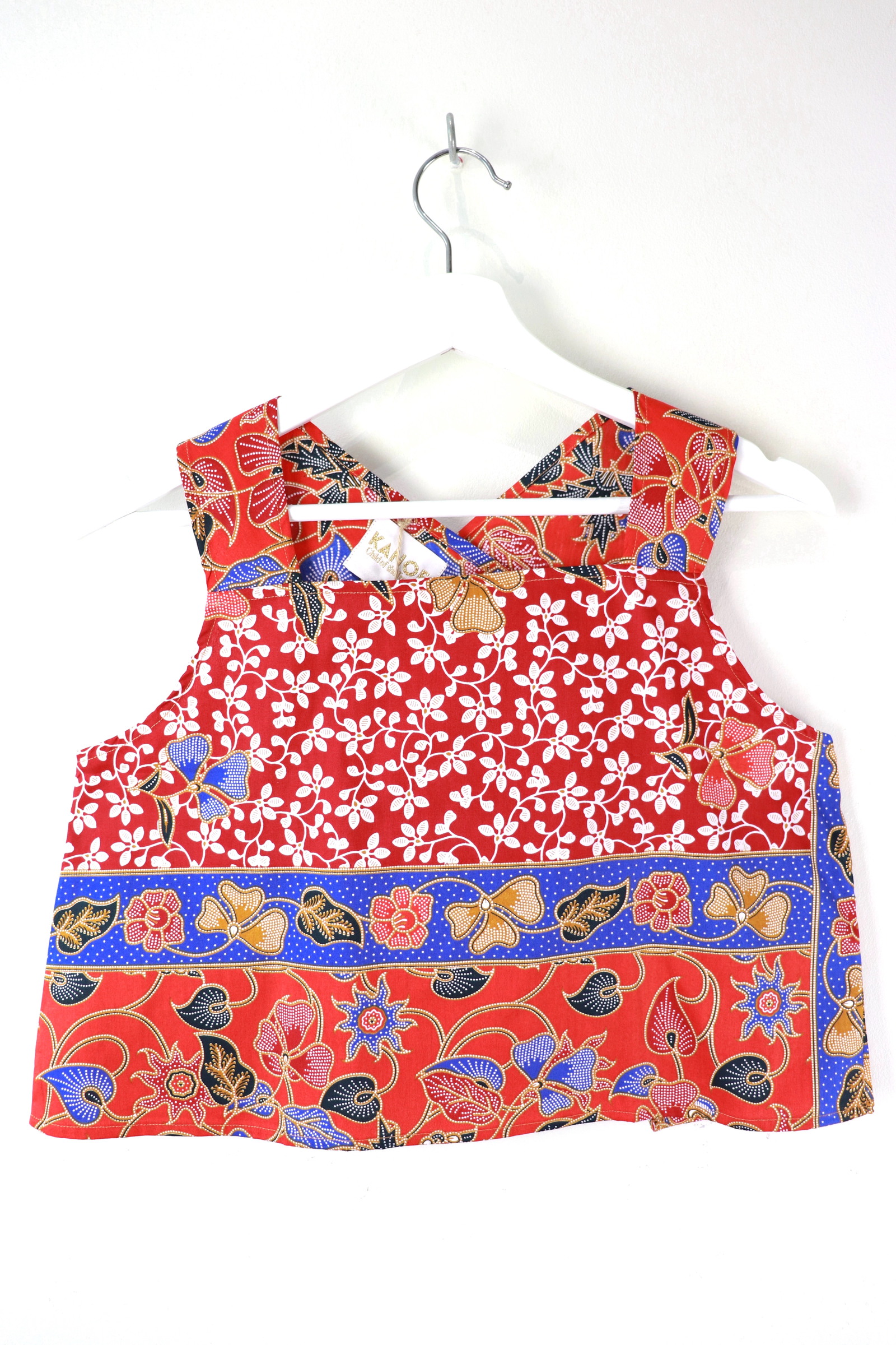 Square Napkin Batik Top - Starburst Hibiscus