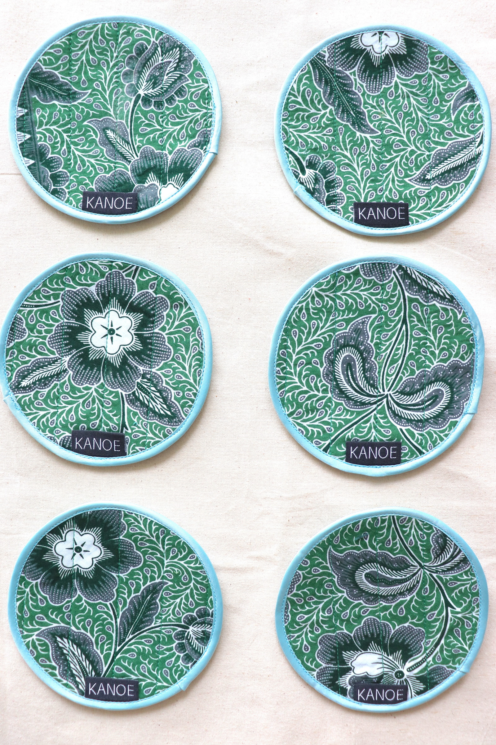 Batik Coaster - Another Round ( Set of 6 )