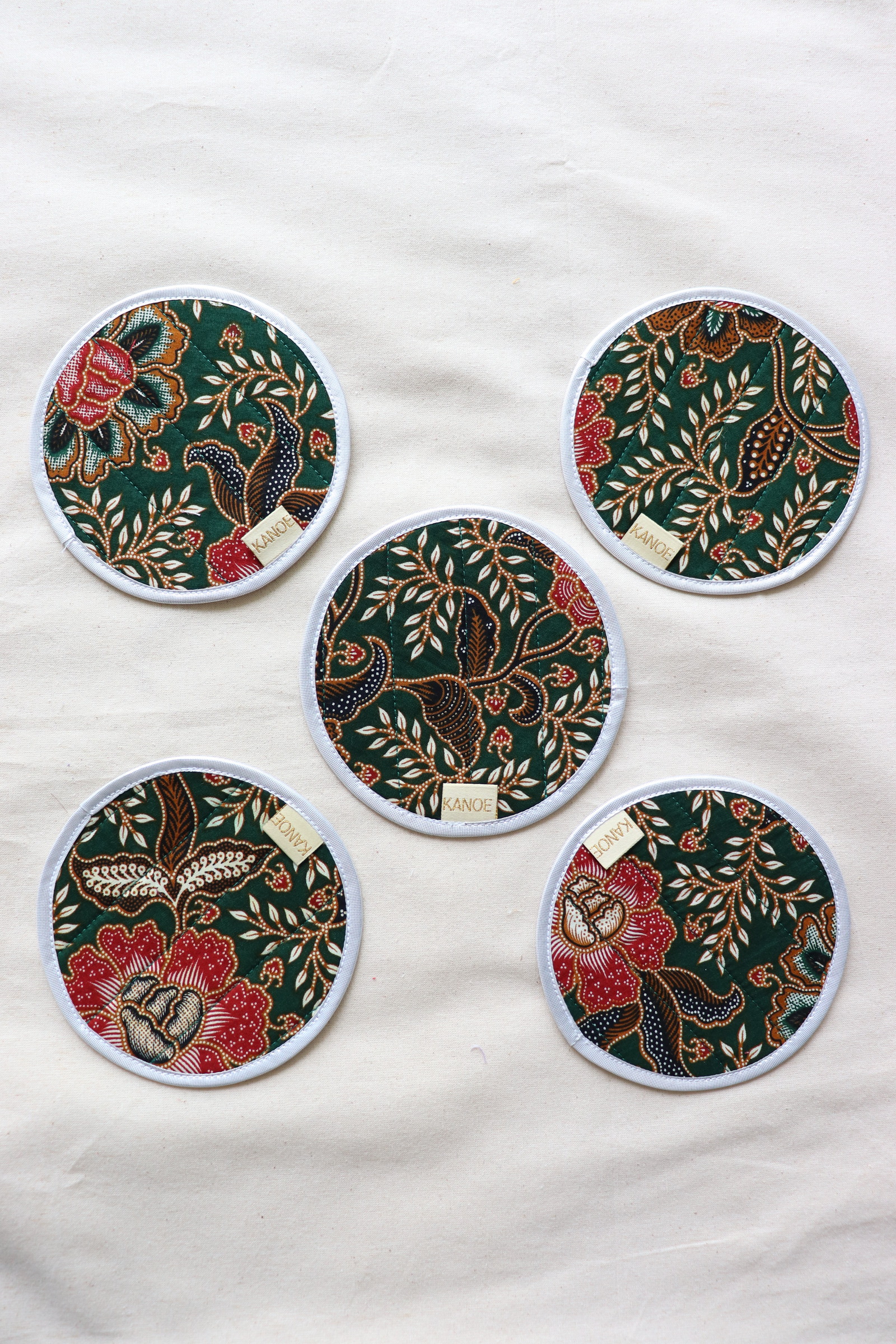 Batik Coaster - Get Together ( Set of 5 )