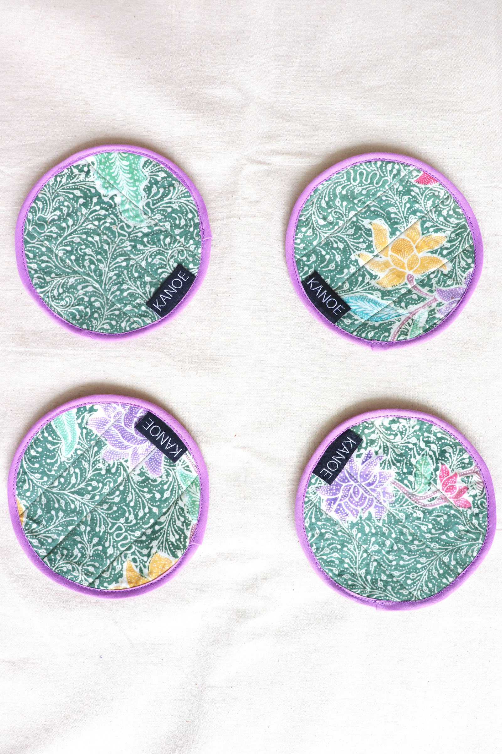 Batik Coaster - Clink Drinks ( Set of 4 )