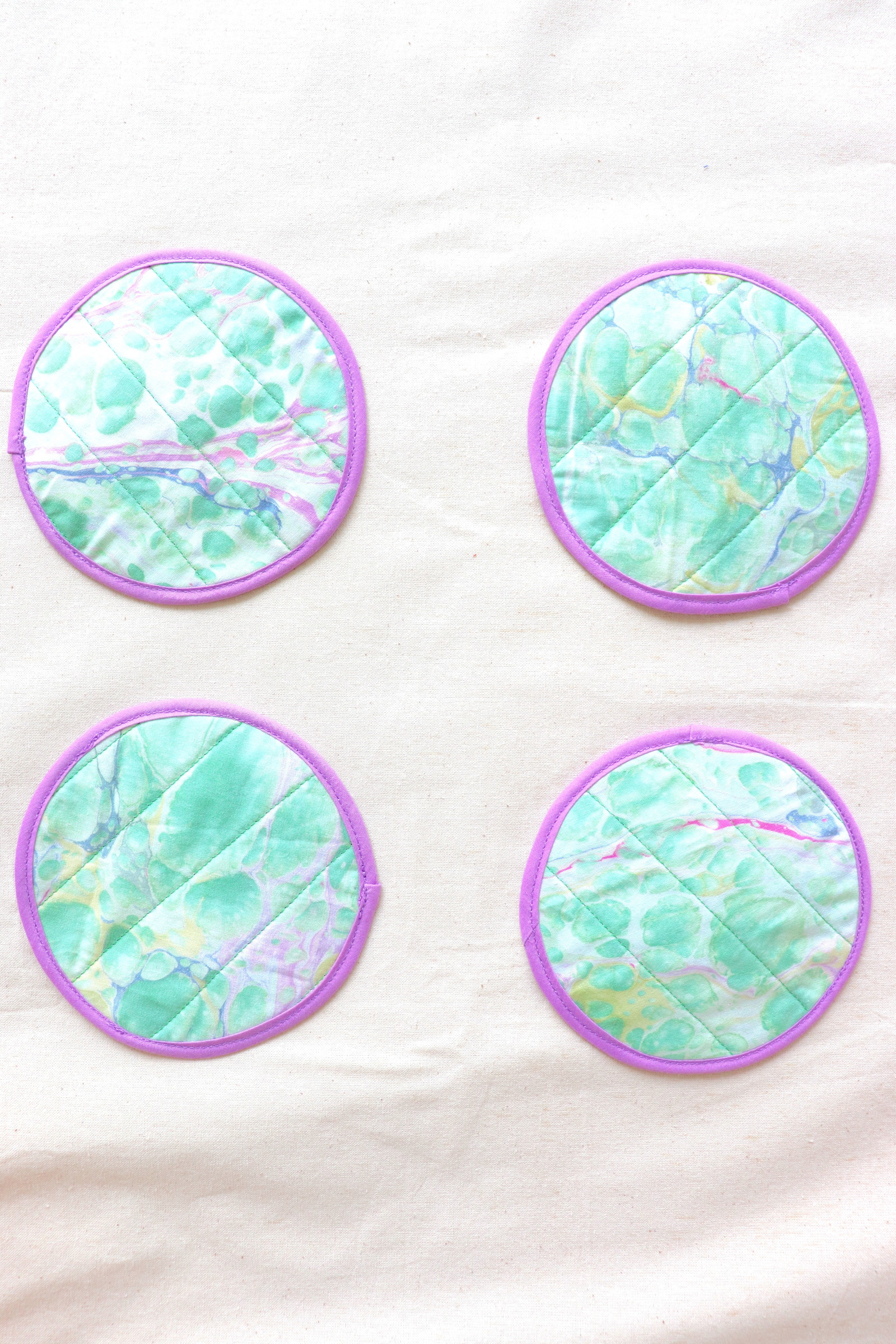 Batik Coaster - Clink Drinks ( Set of 4 )