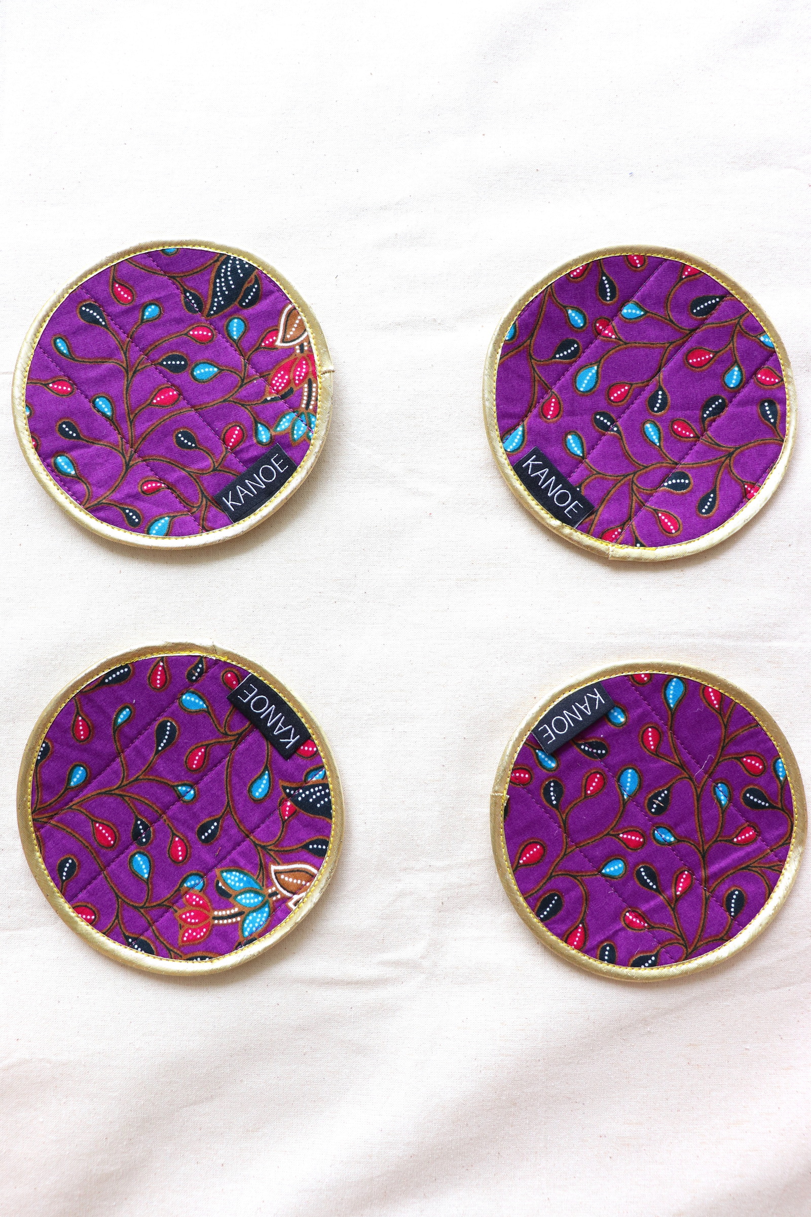 Batik Coaster - Party Time ( Set of 4 )