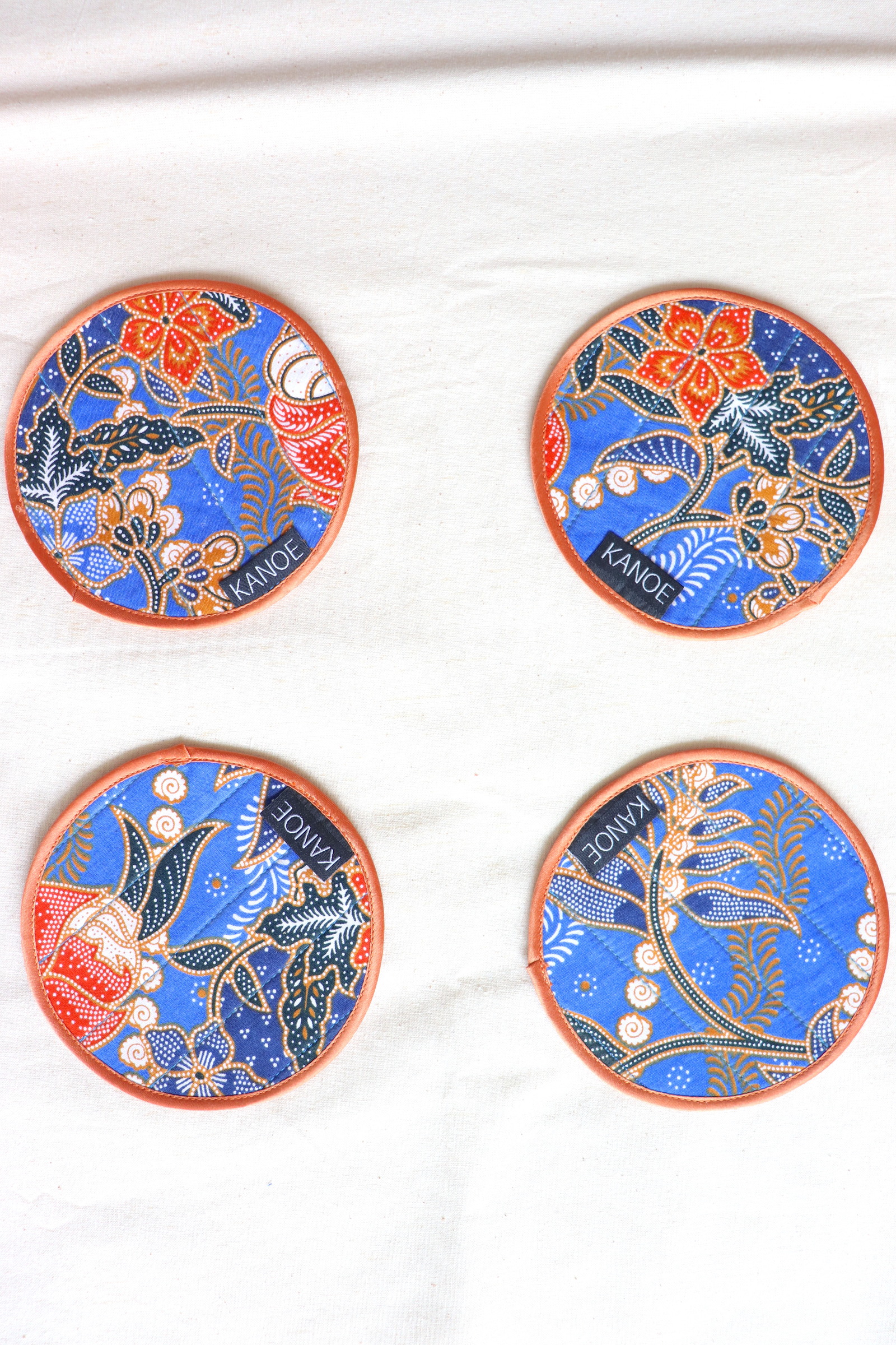 Batik Coaster - Juicy Tea ( Set of 4 )