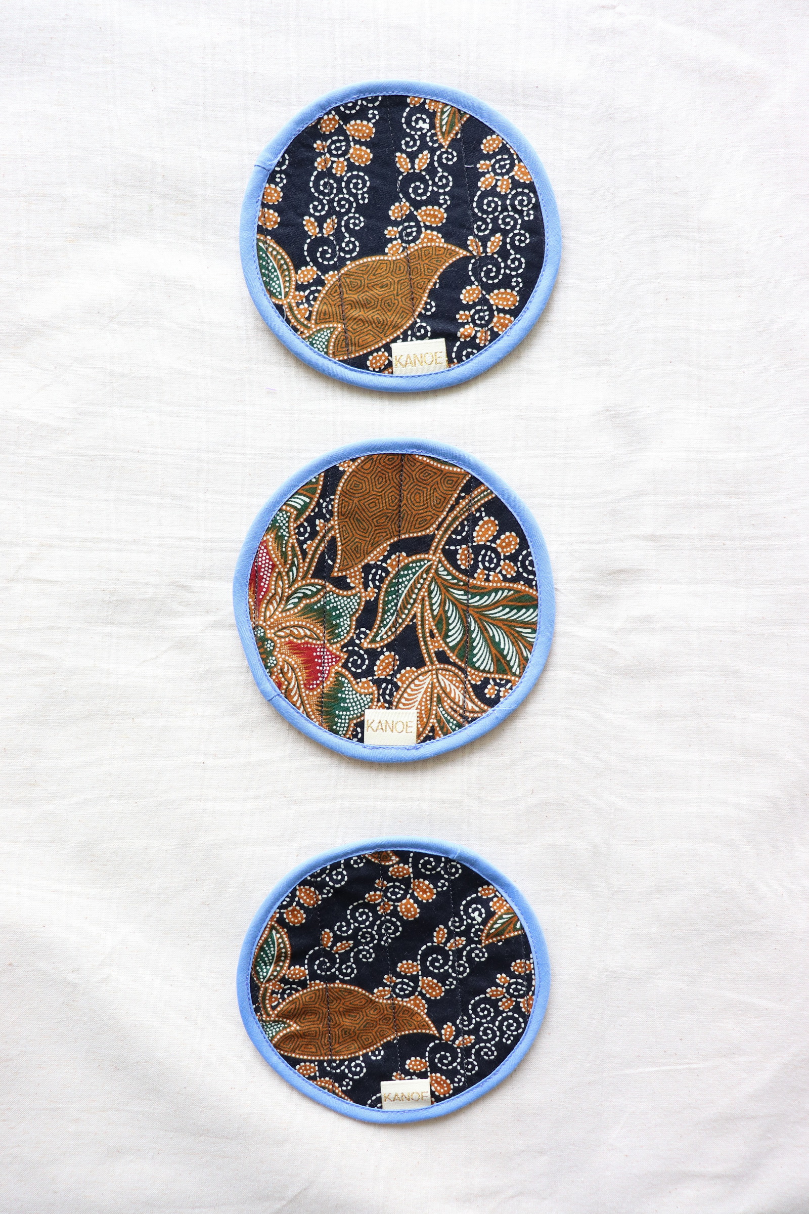 Batik Coaster - Kopi Bing ( Set of 3 )
