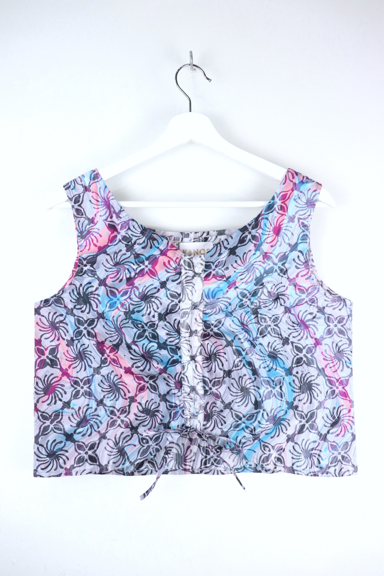 Ruched Curve Batik Top - Jasperite Nebula [ HandStamped ]