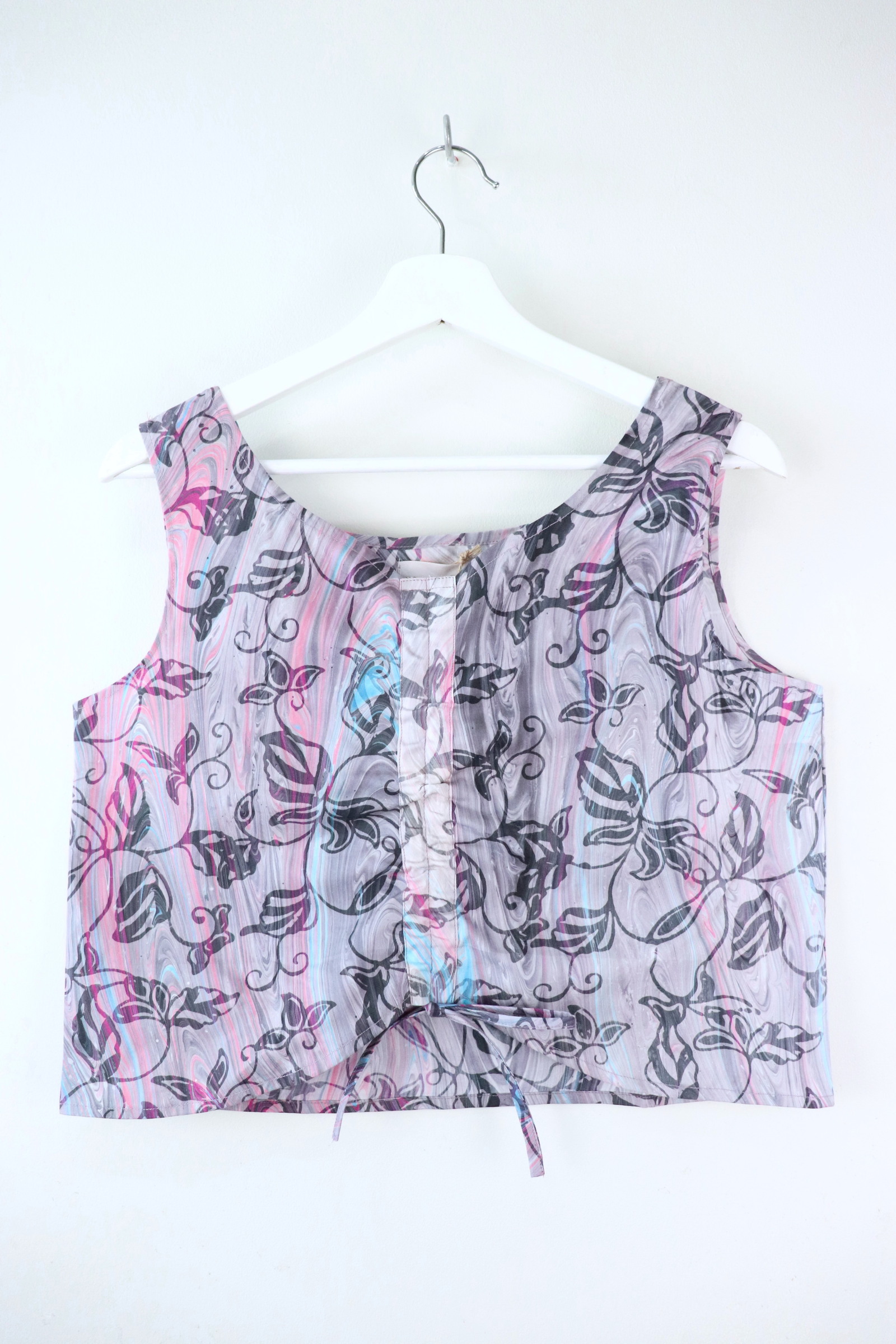 Ruched Curve Batik Top - Life on Neptune [ HandStamped ]