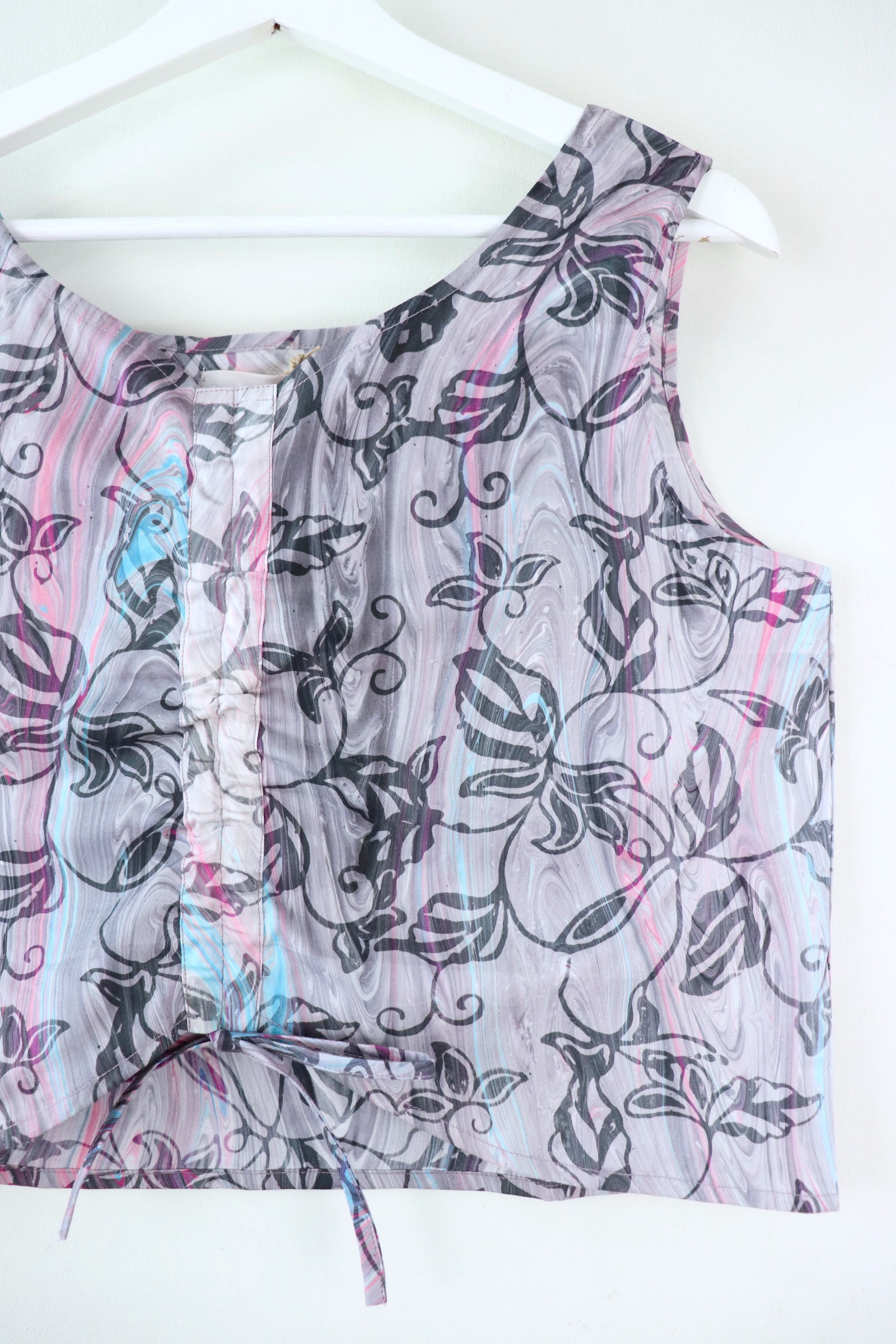 Ruched Curve Batik Top - Life on Neptune [ HandStamped ]