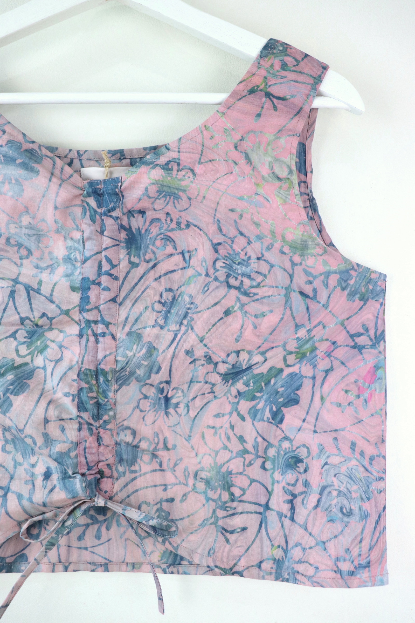 Ruched Curve Batik Top - Solar Flare [ HandStamped ]