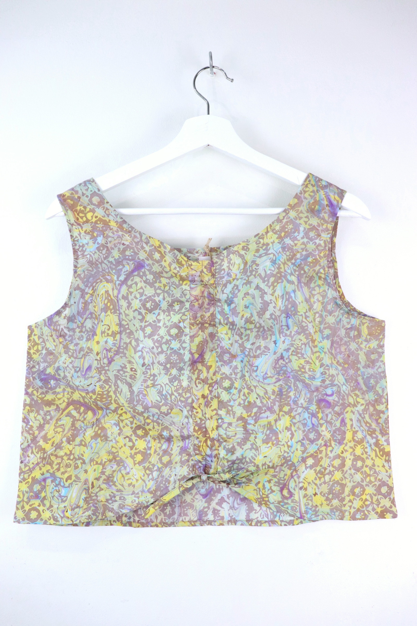 Ruched Curve Batik Top - A Trillion Stars [ HandStamped ]