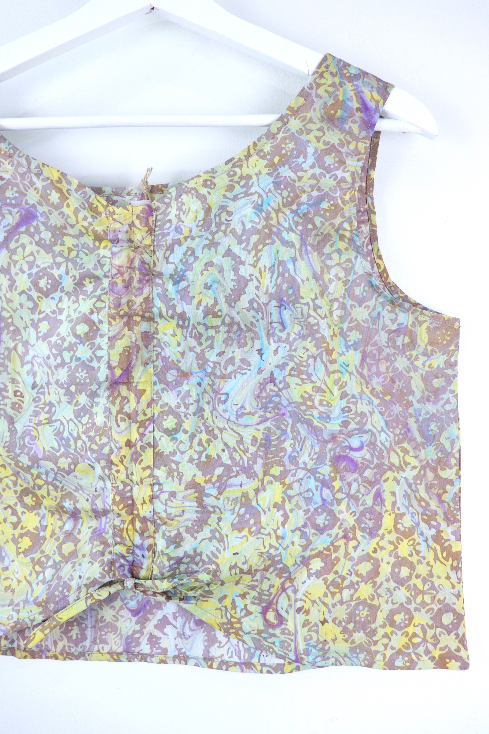Ruched Curve Batik Top - A Trillion Stars [ HandStamped ]