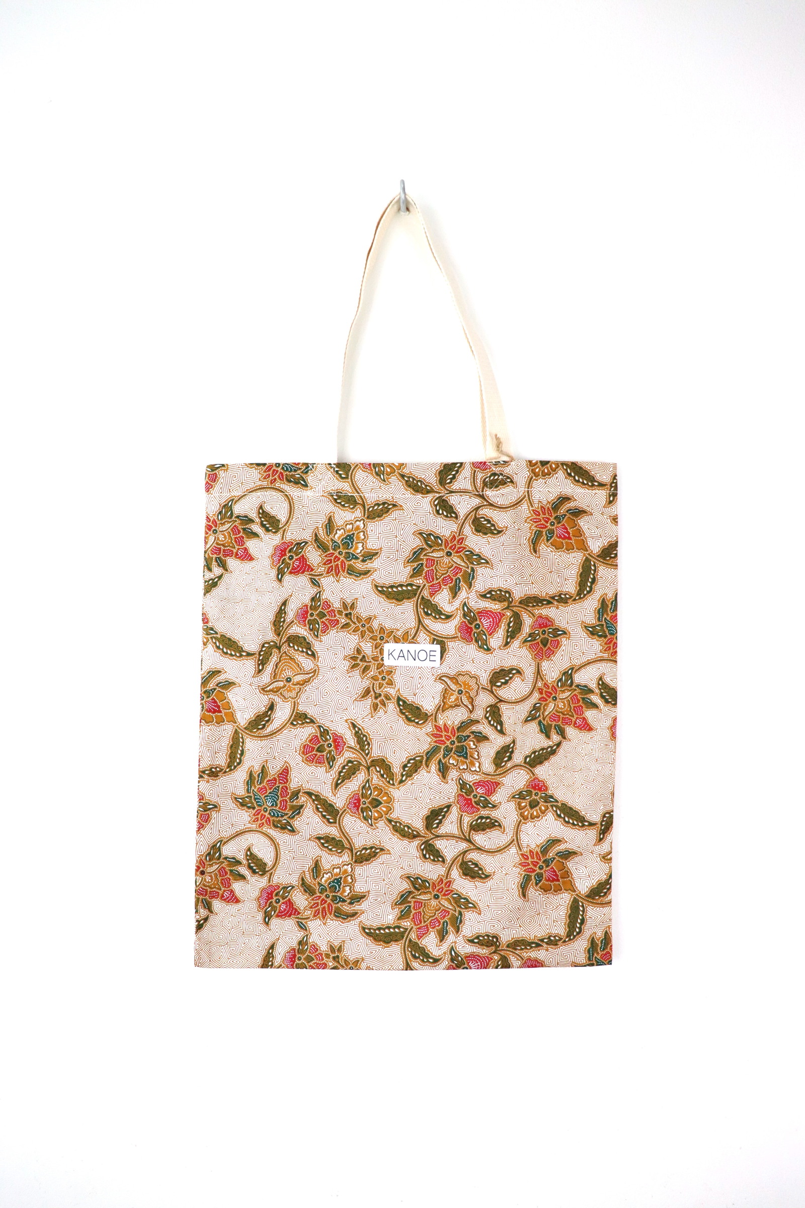 Batik Tote Bag - Maxi Poinsettias