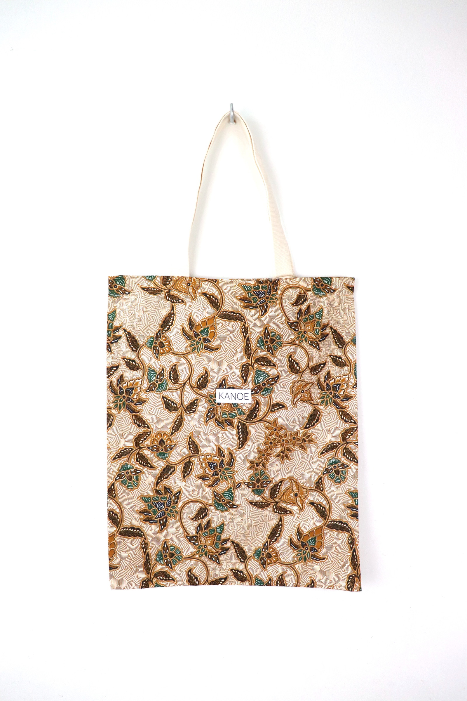 Batik Tote Bag - Maxi Pine Leaves