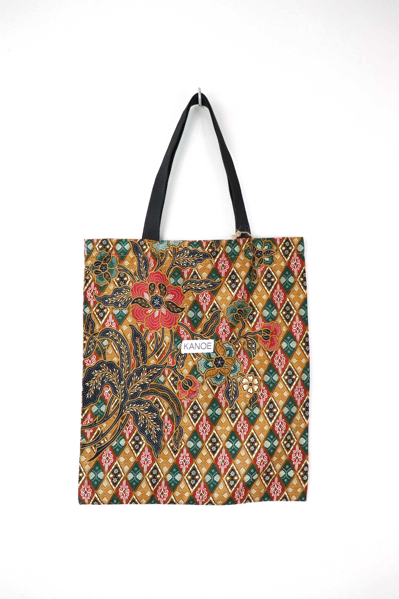 Batik Tote Bag - Maxi Amarylis Tile