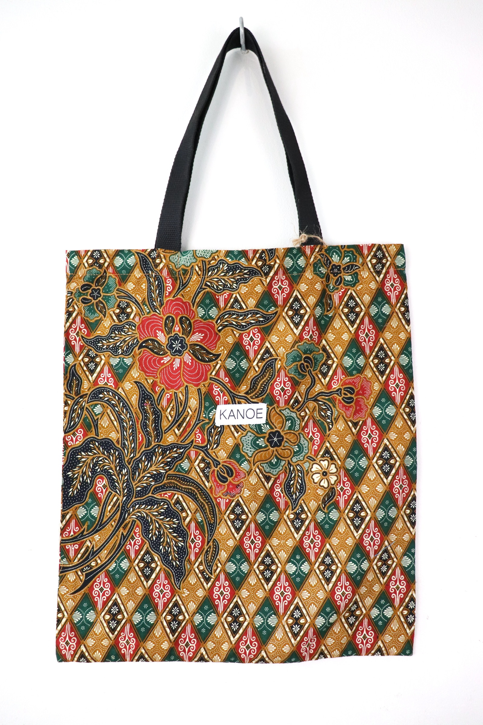 Batik Tote Bag - Maxi Amarylis Tile