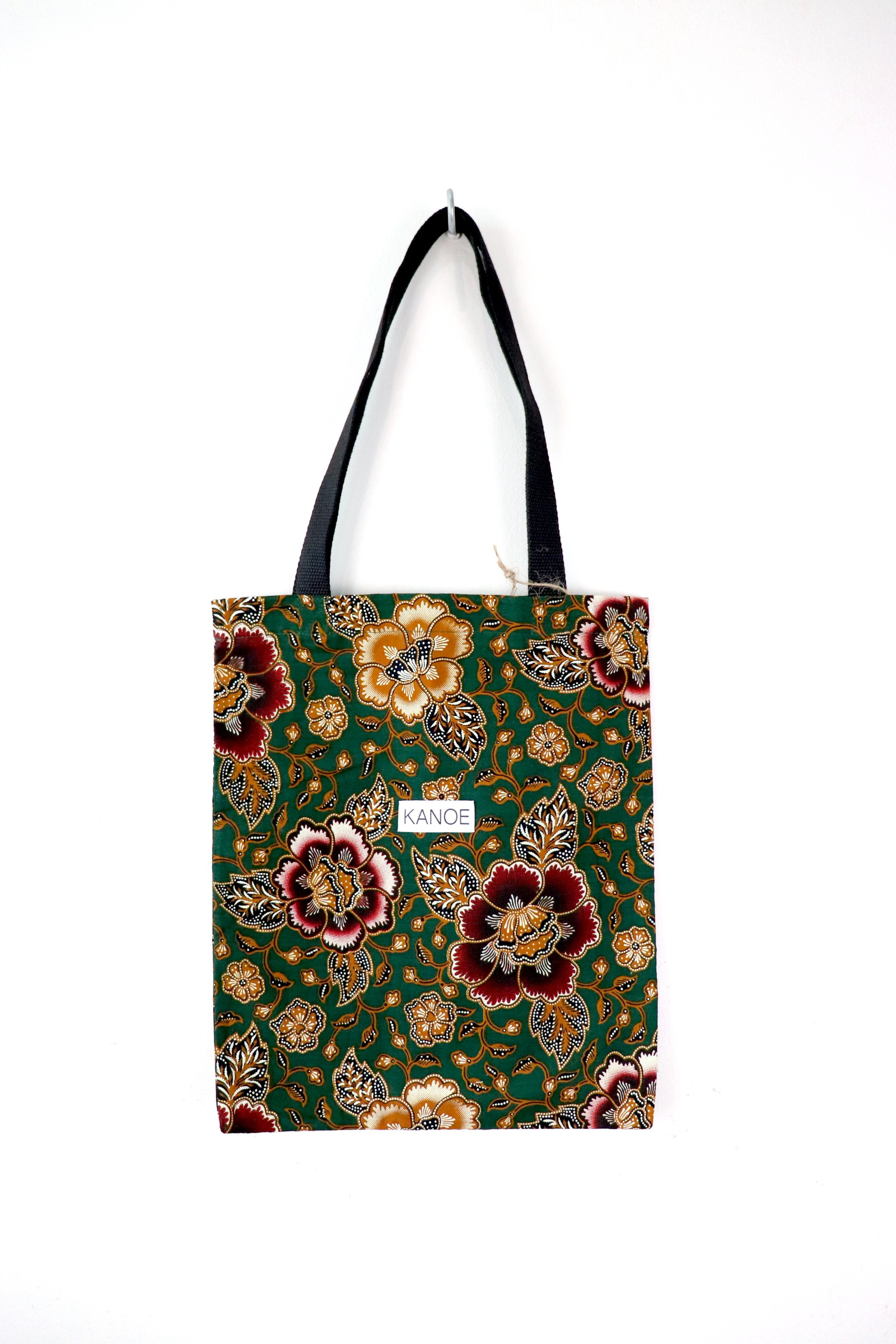 Batik Tote Bag - Mid Columbine Bush