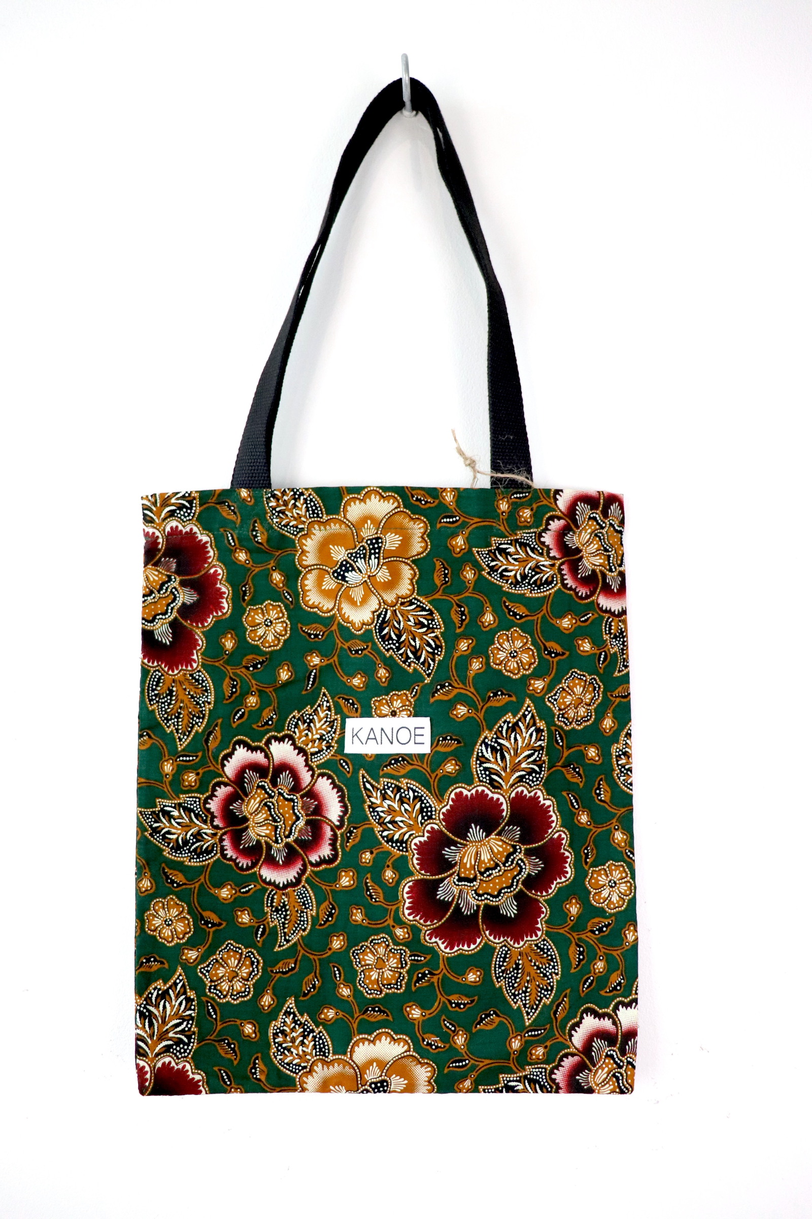 Batik Tote Bag - Mid Columbine Bush