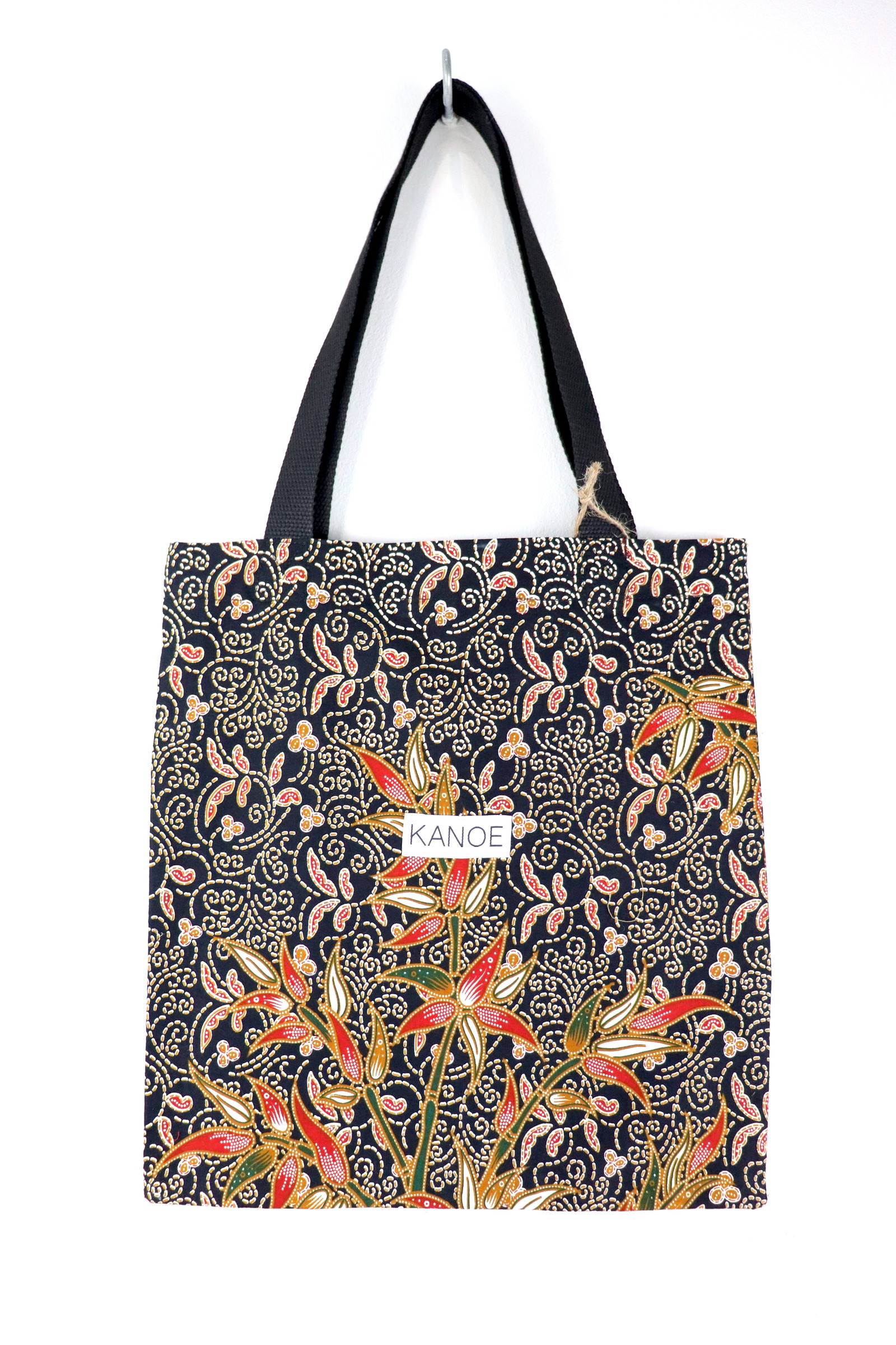 Batik Tote Bag - Mini Dianthus
