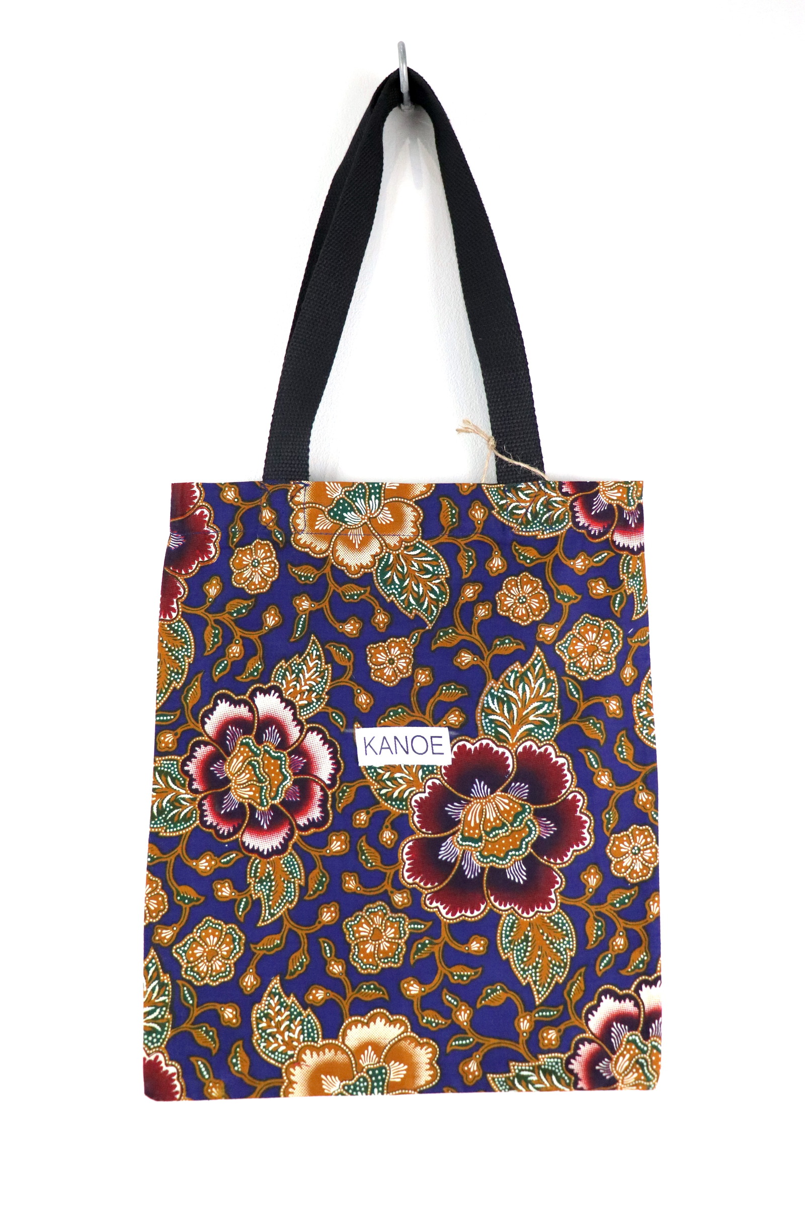 Batik Tote Bag - Mini Forget Me Nots