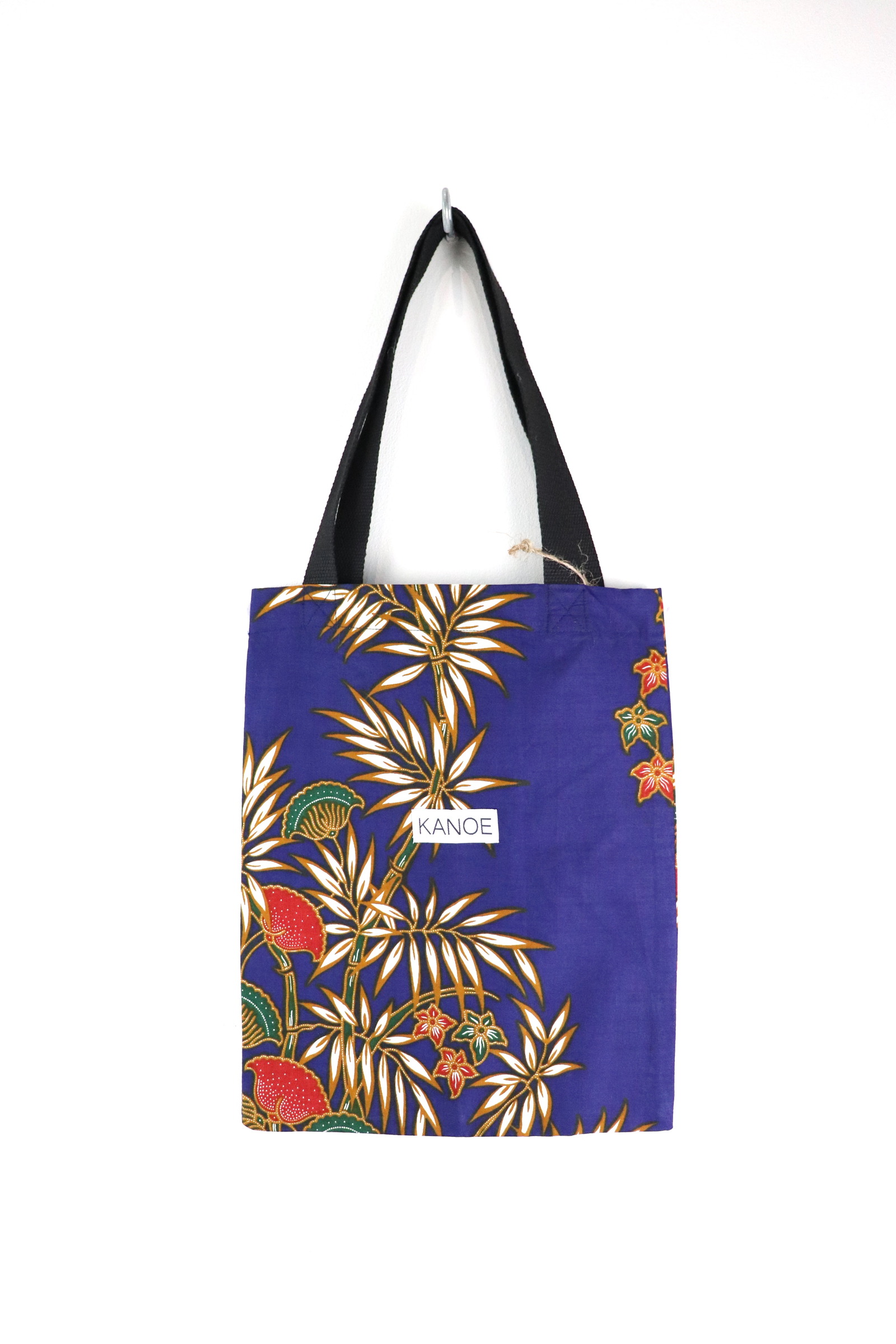 Batik Tote Bag - Mini Lobelia
