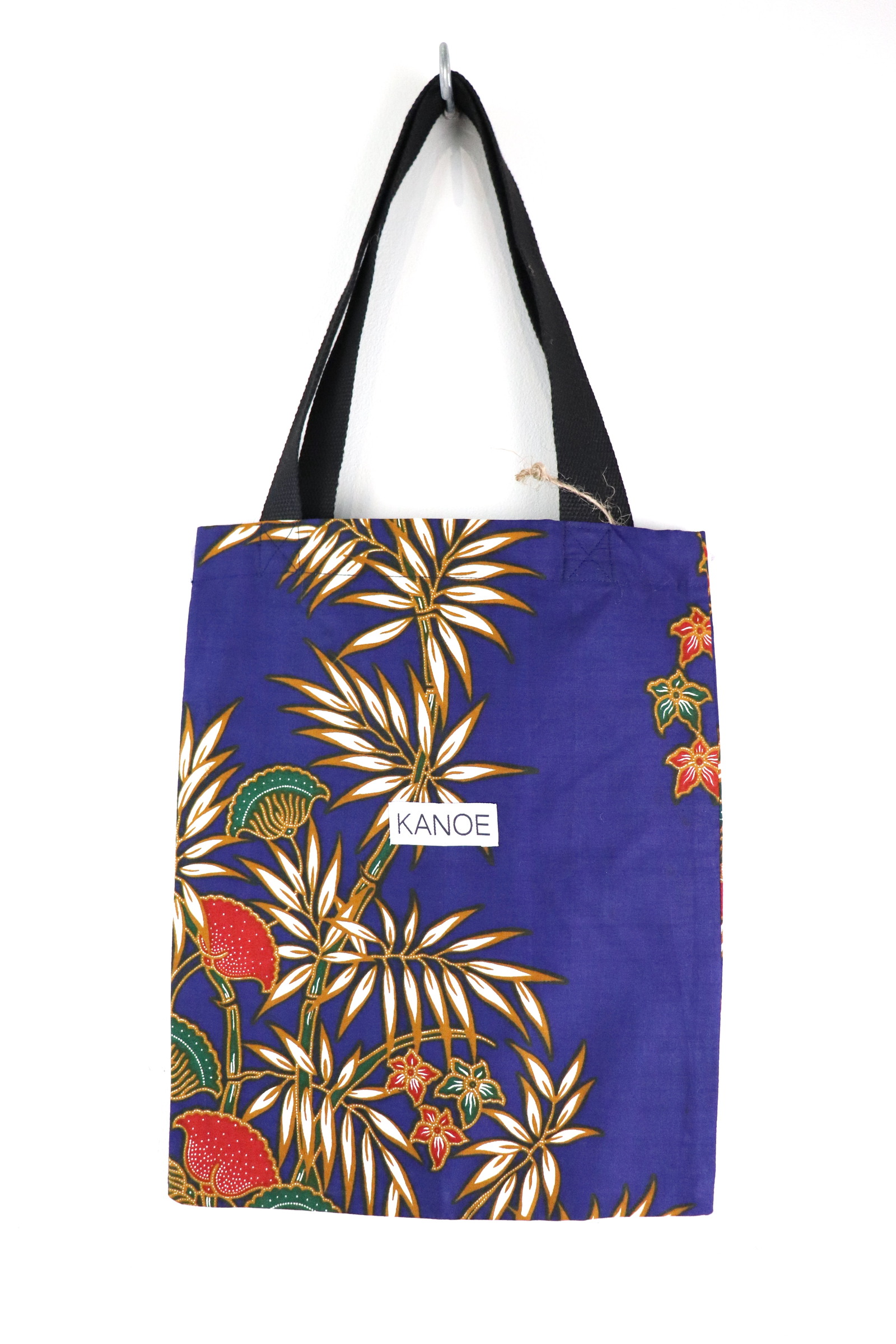Batik Tote Bag - Mini Lobelia