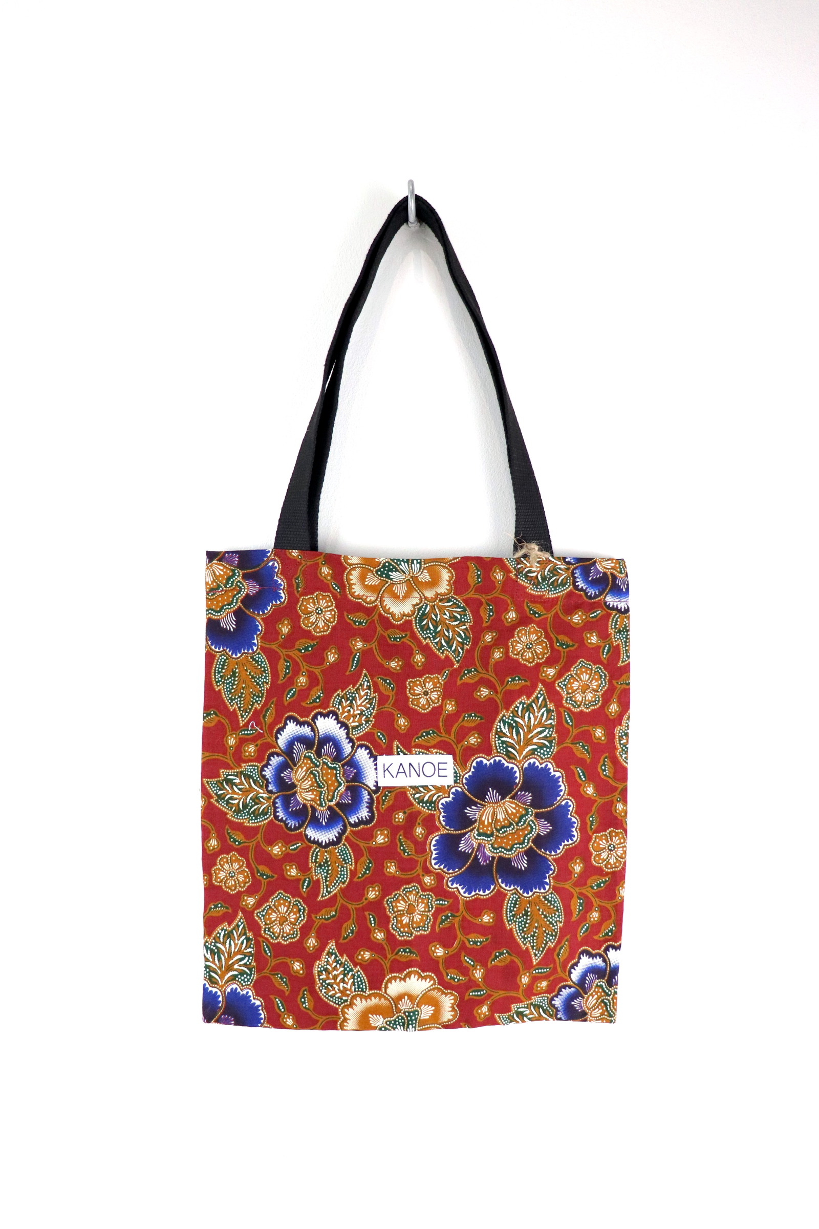 Batik Tote Bag - Mini Poppy