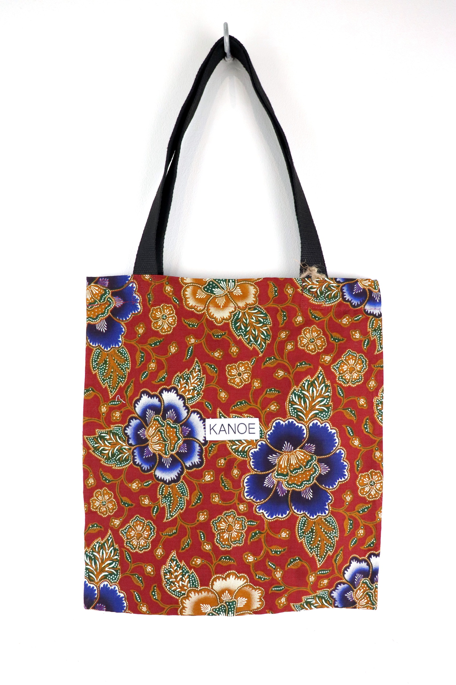 Batik Tote Bag - Mini Poppy