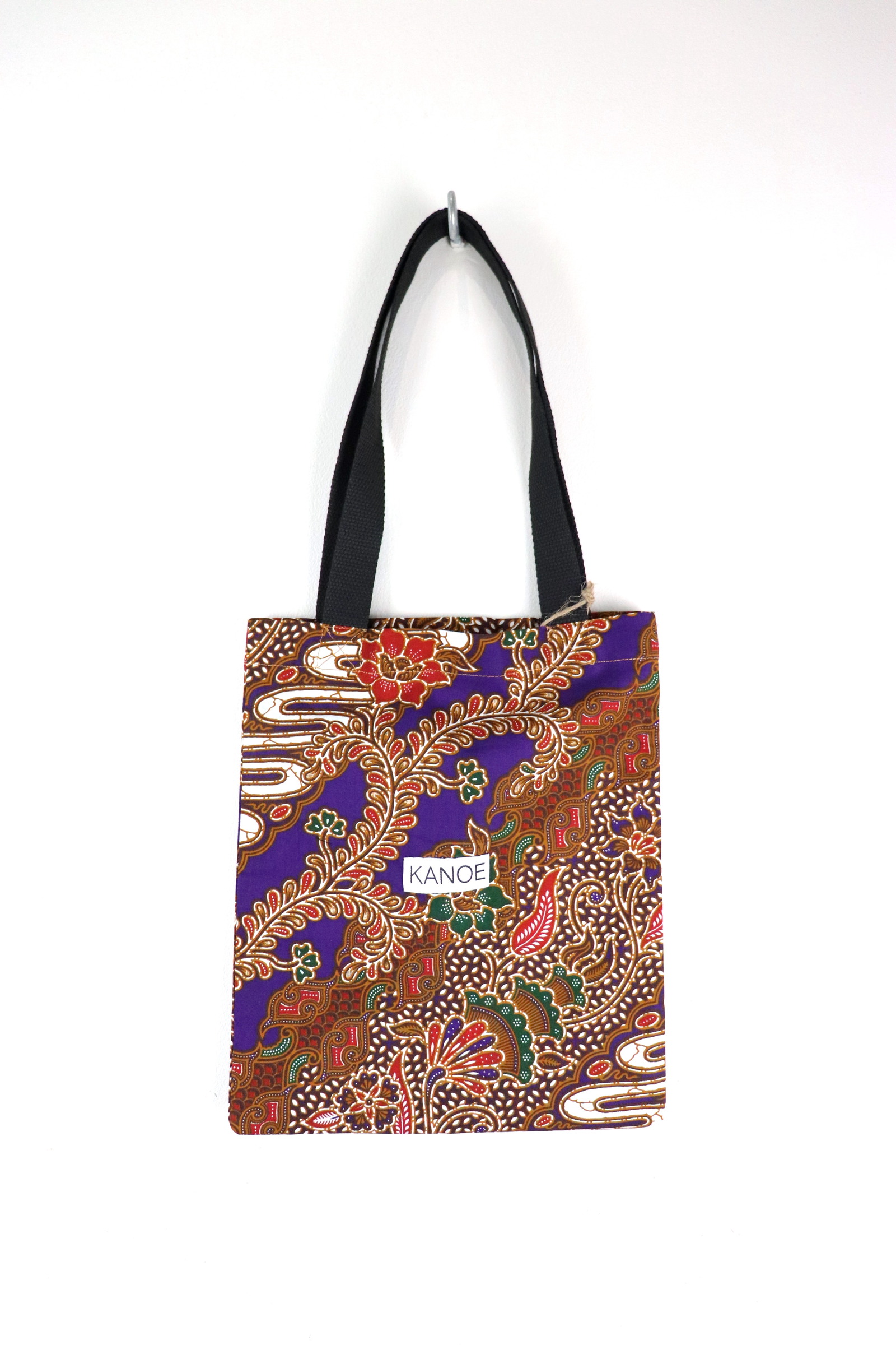 Batik Tote Bag - Mini Foxgloves