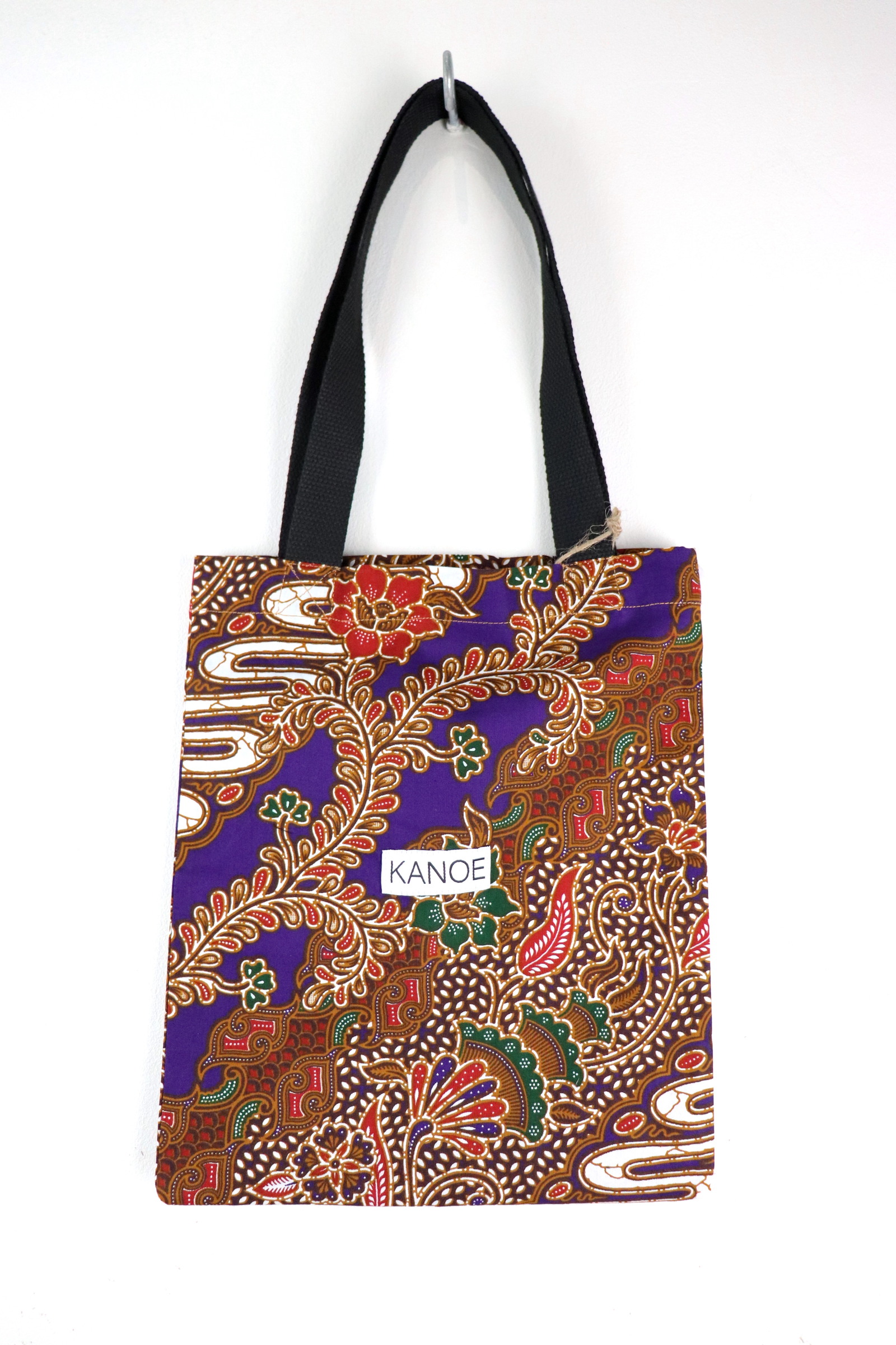 Batik Tote Bag - Mini Foxgloves