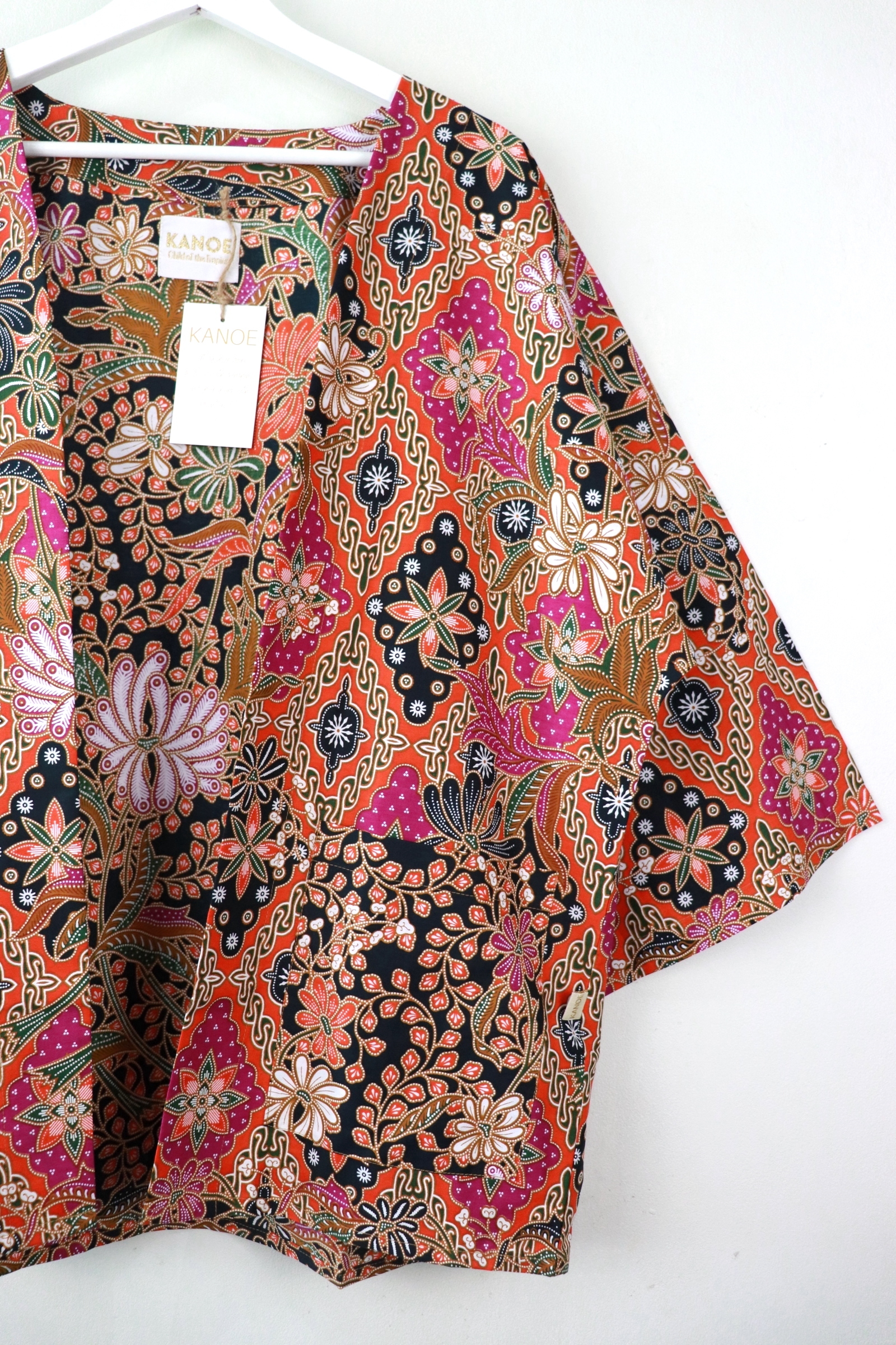 Batik Kimono Basic - Tiger Lily