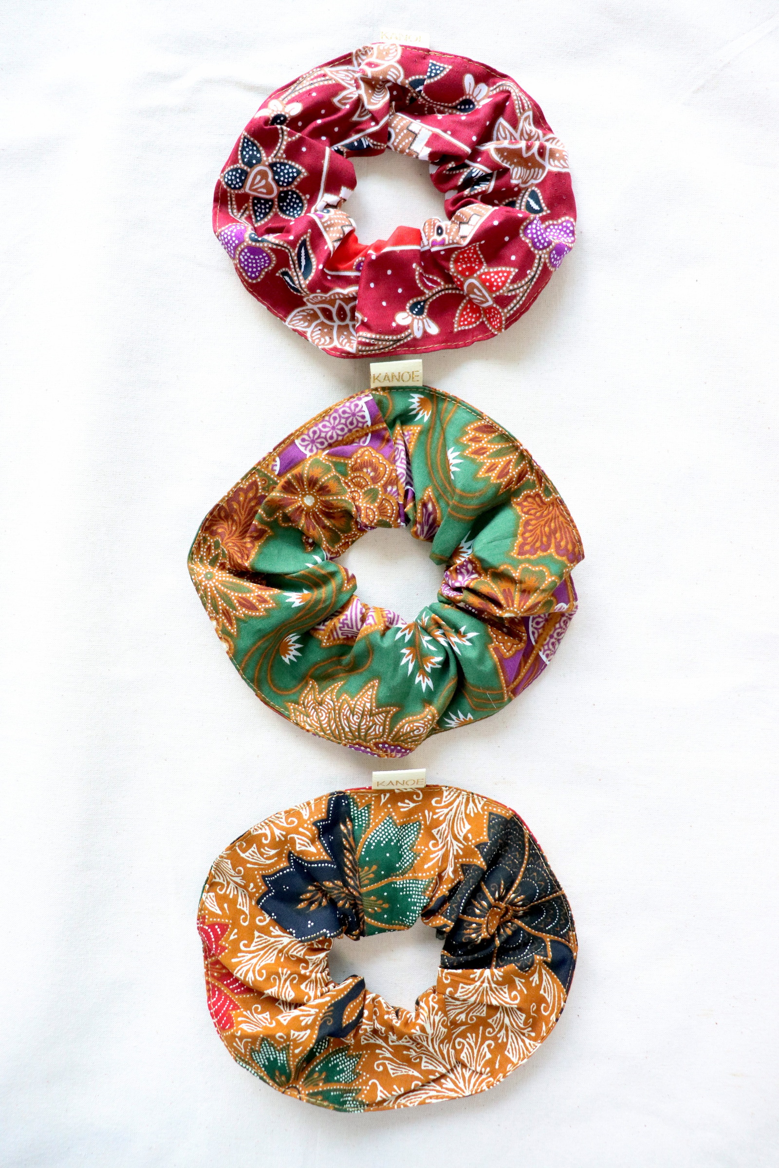 Maxi Batik Scrunchies (Set of 3) - Cheerilee