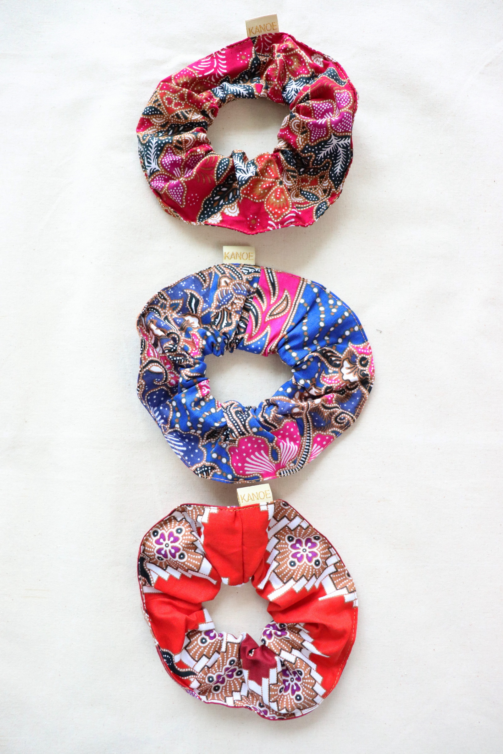 Maxi Batik Scrunchies (Set of 3) - Royalette
