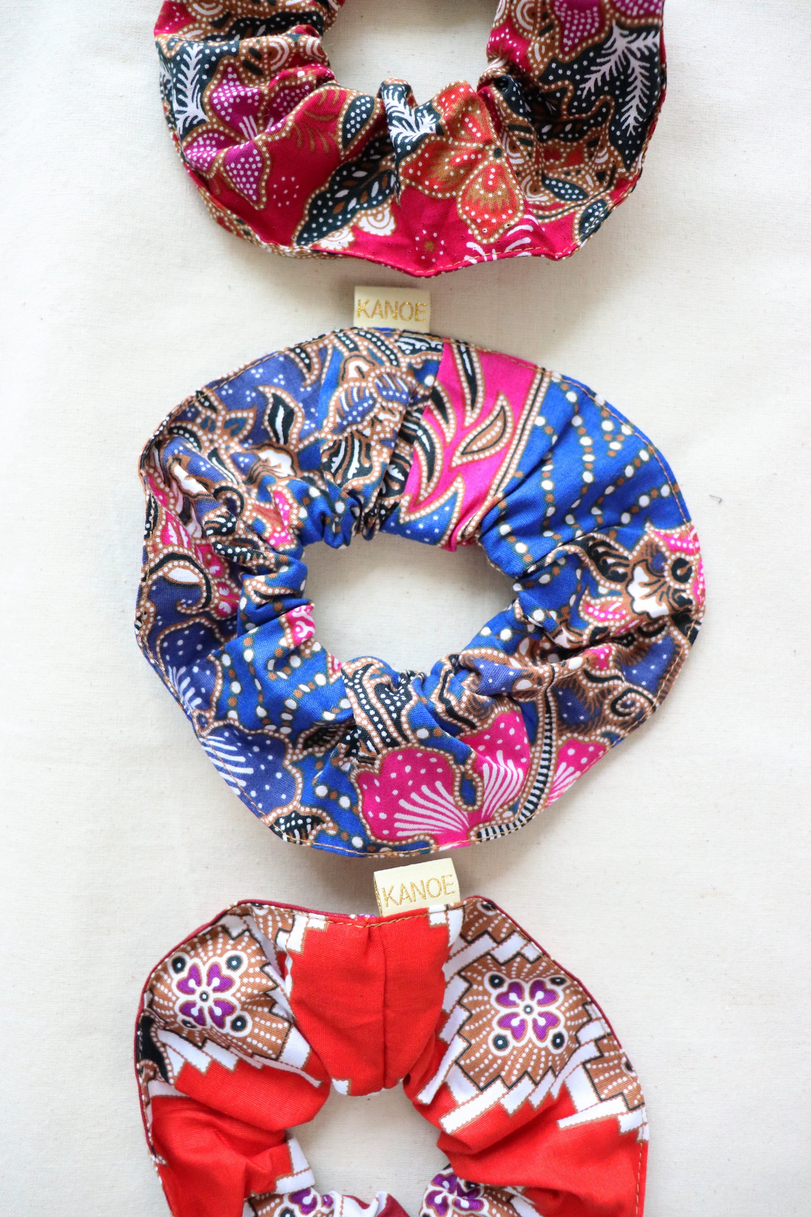 Maxi Batik Scrunchies (Set of 3) - Royalette