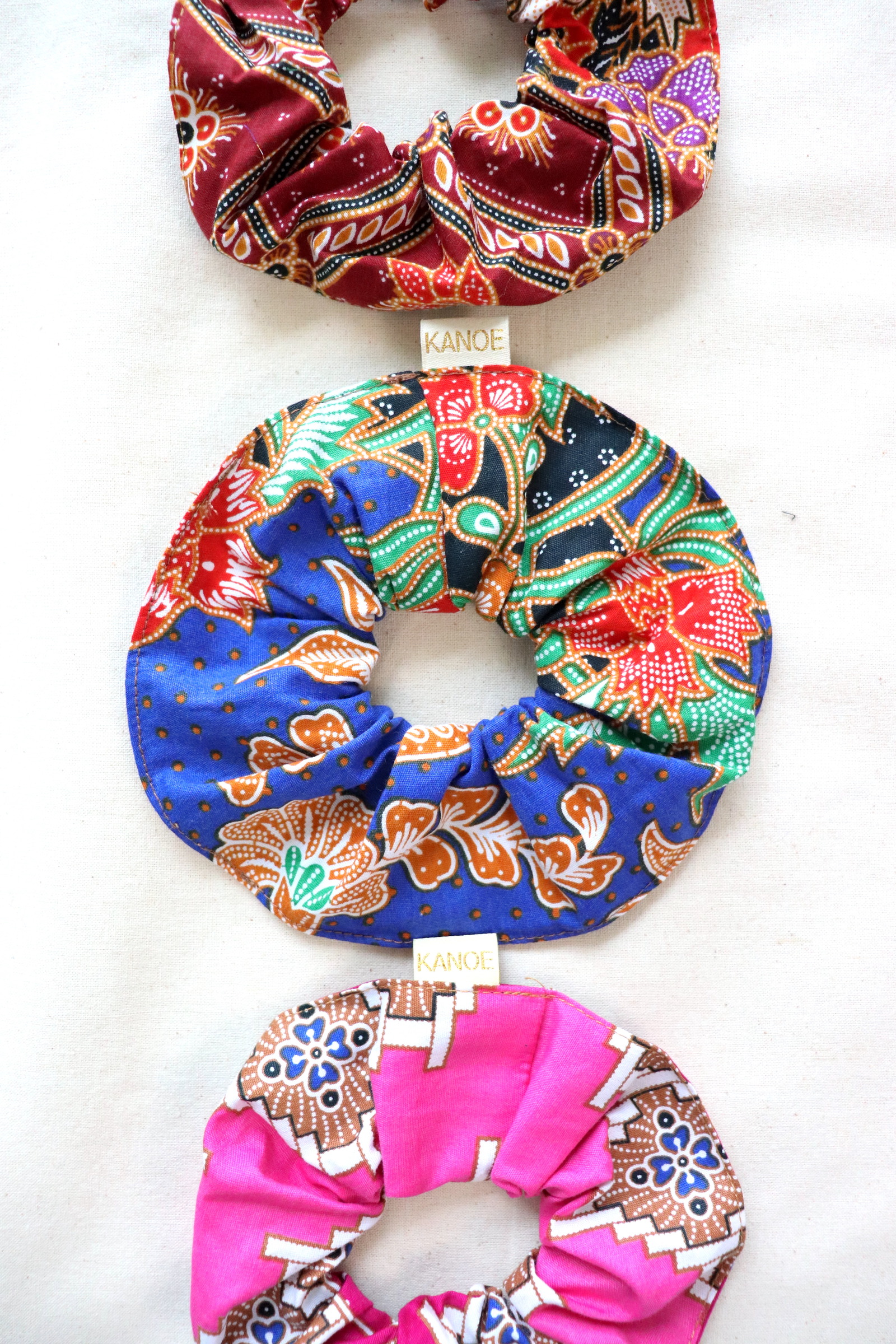 Maxi Batik Scrunchies (Set of 3) - Sunsparkle