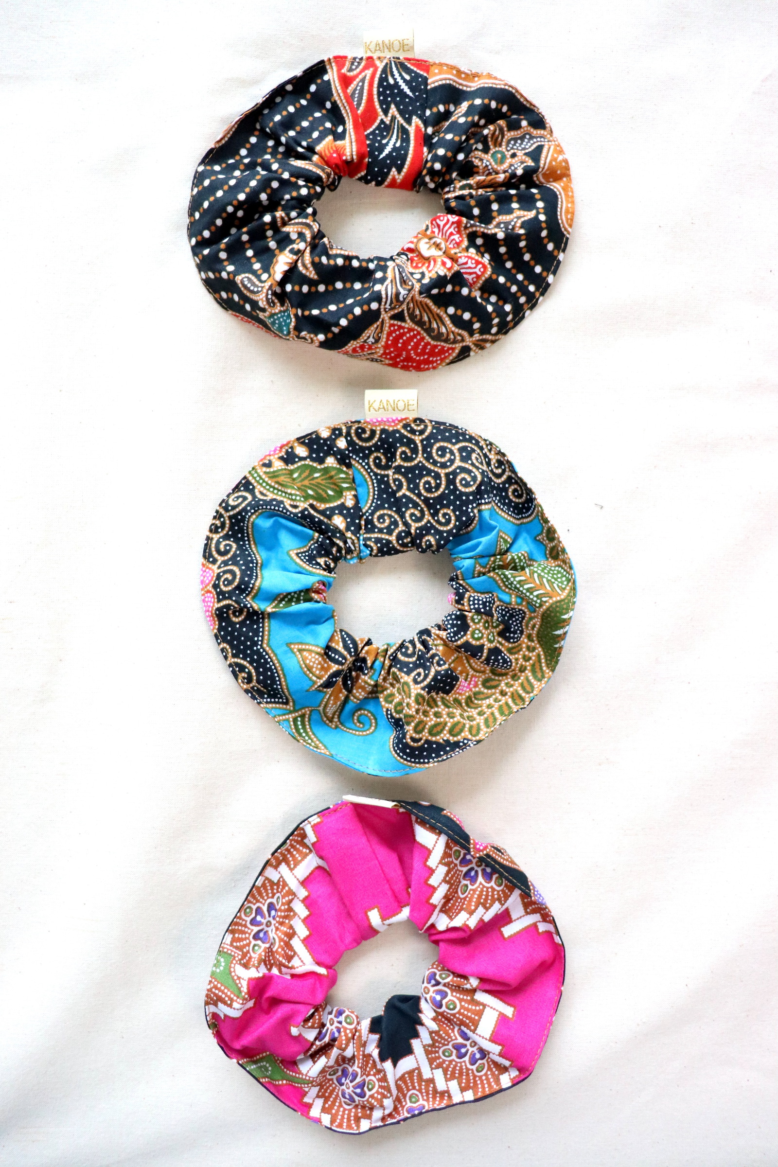 Maxi Batik Scrunchies (Set of 3) - Serendipity