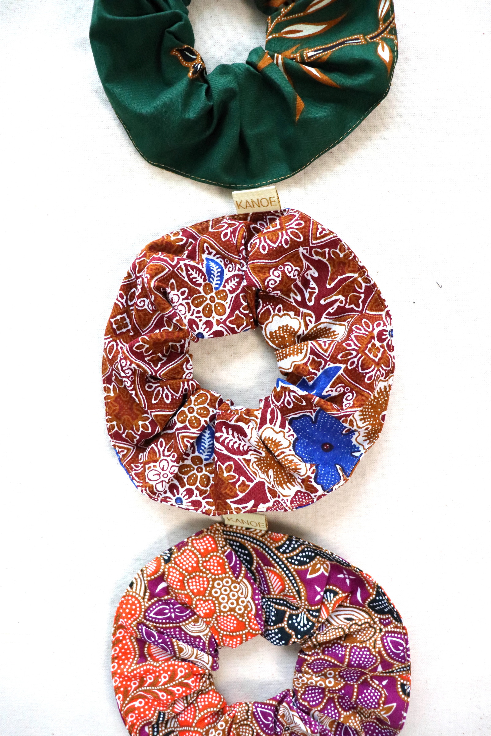 Maxi Batik Scrunchies (Set of 3) - Sweet September