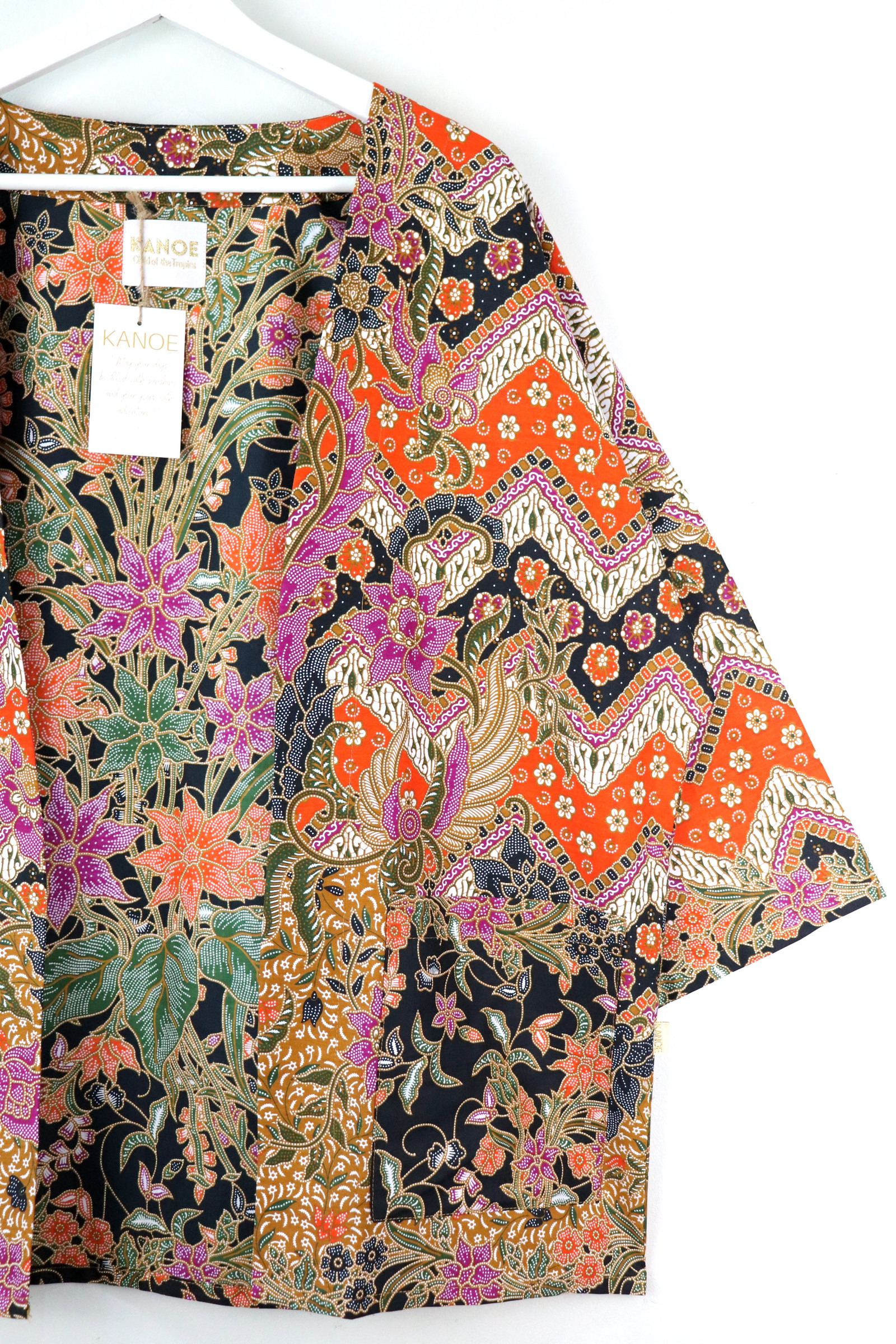 Batik Kimono Basic - Colours in Autumn