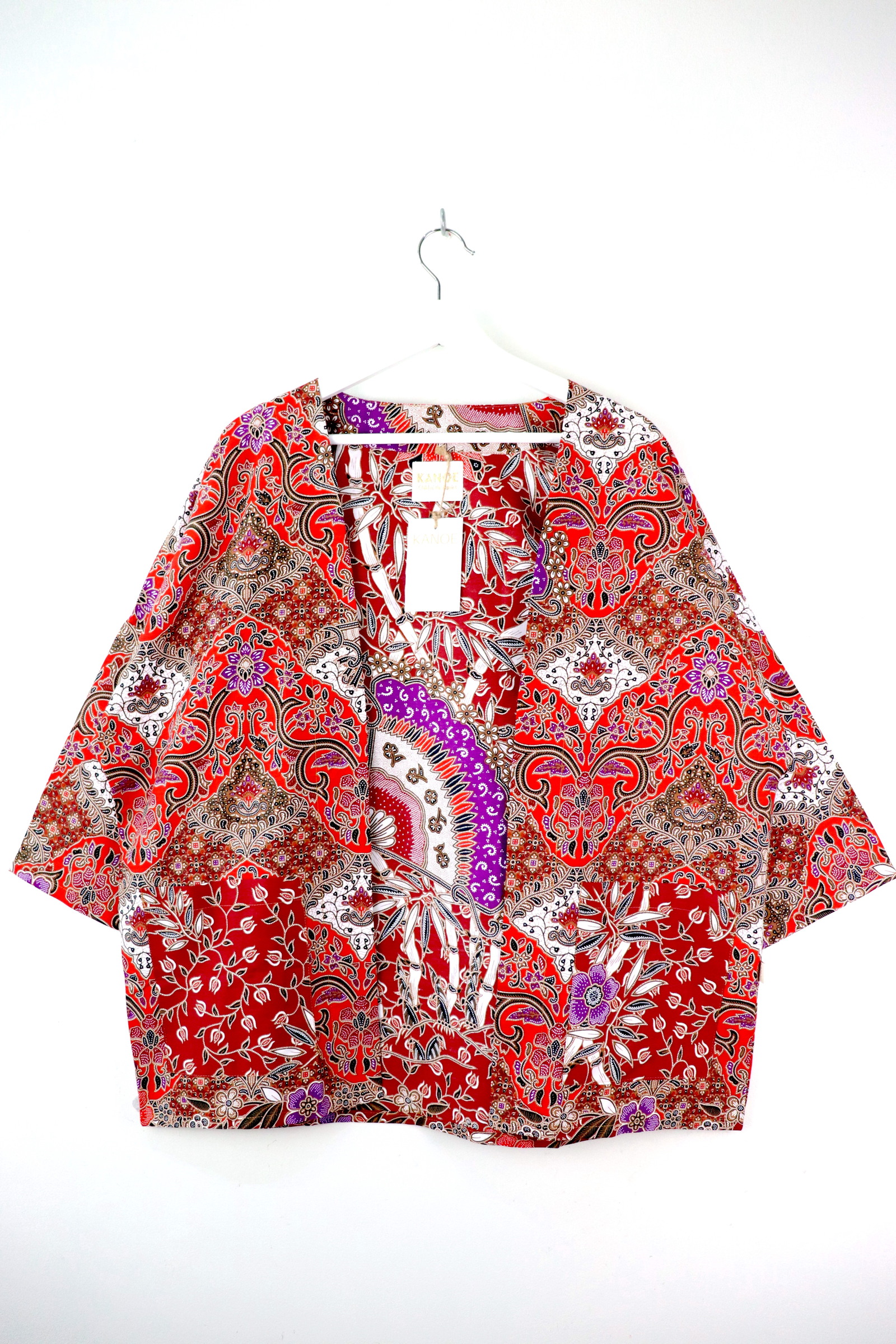 Batik Kimono Basic - Priceless Wine