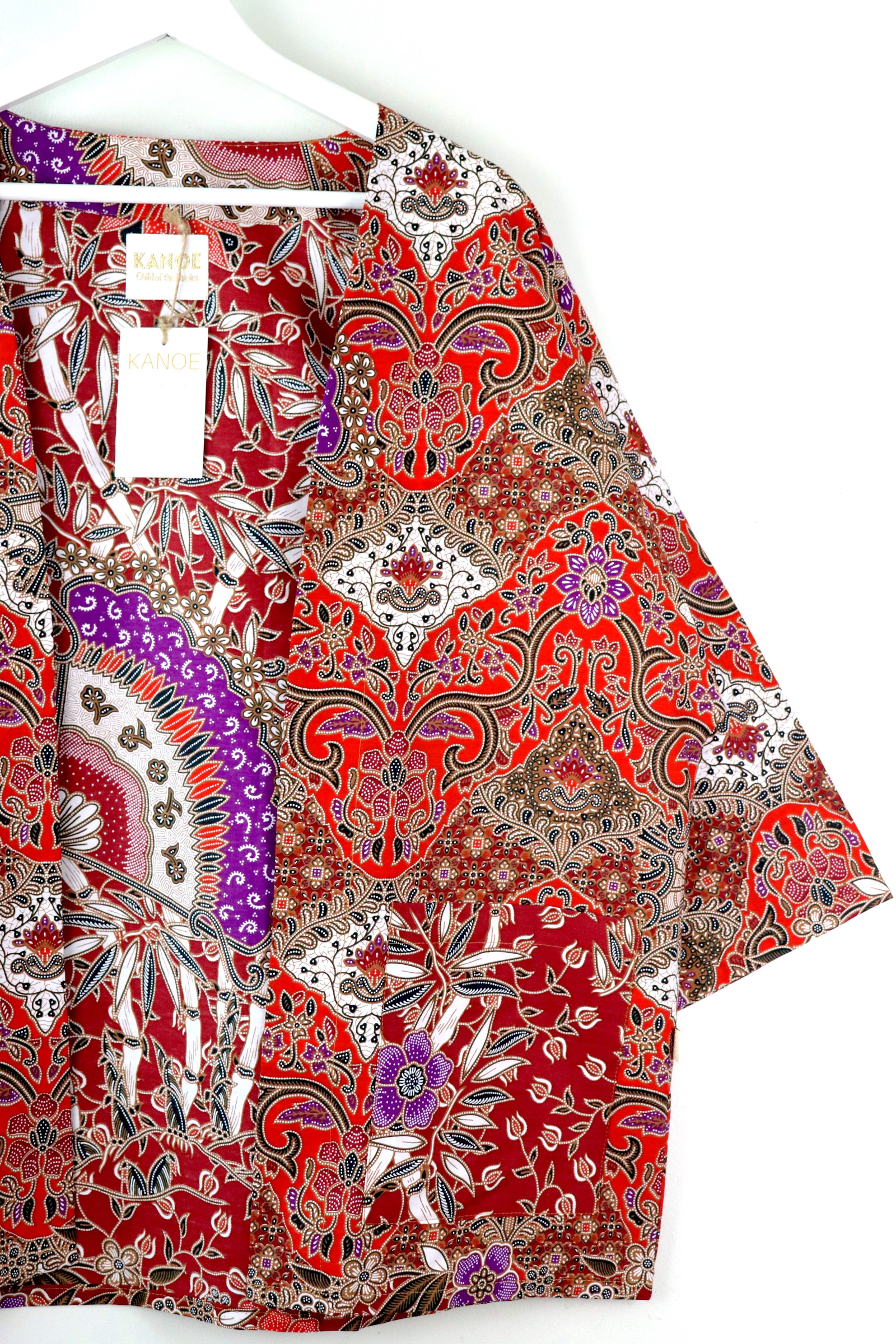 Batik Kimono Basic - Priceless Wine