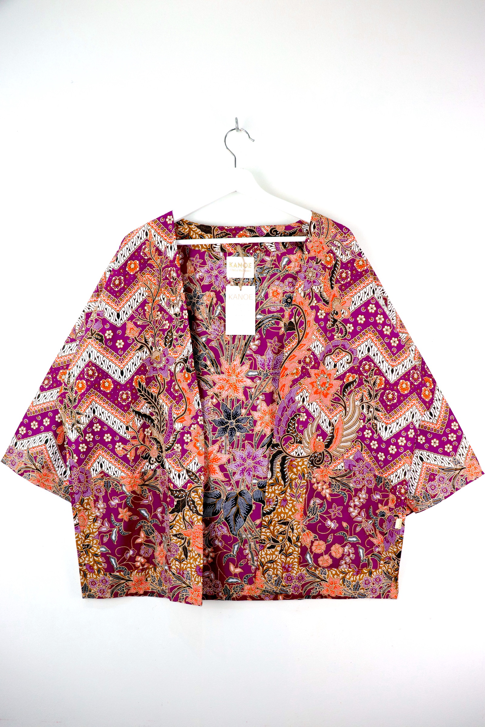 Batik Kimono Basic - Ultraviolet Morning Light