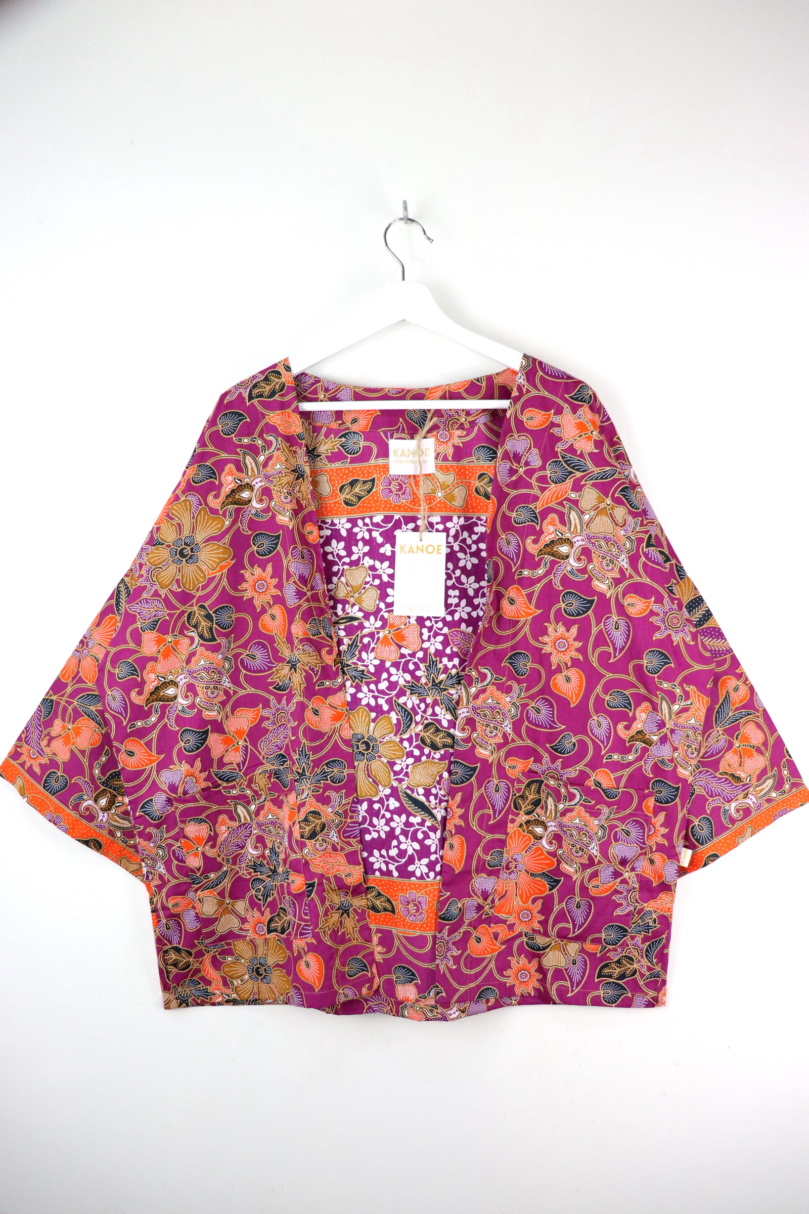 Batik Kimono Basic - Sunset and Vines