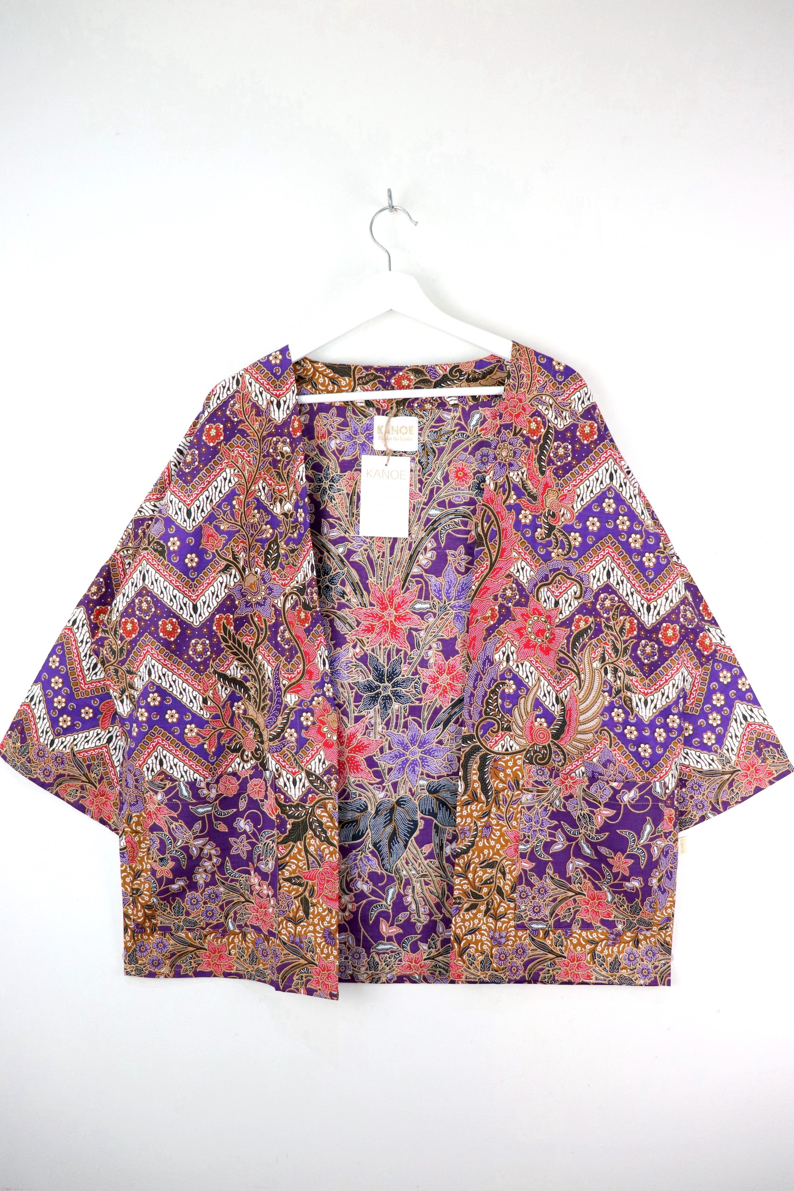 Batik Kimono Basic - Wysteria by the Lake