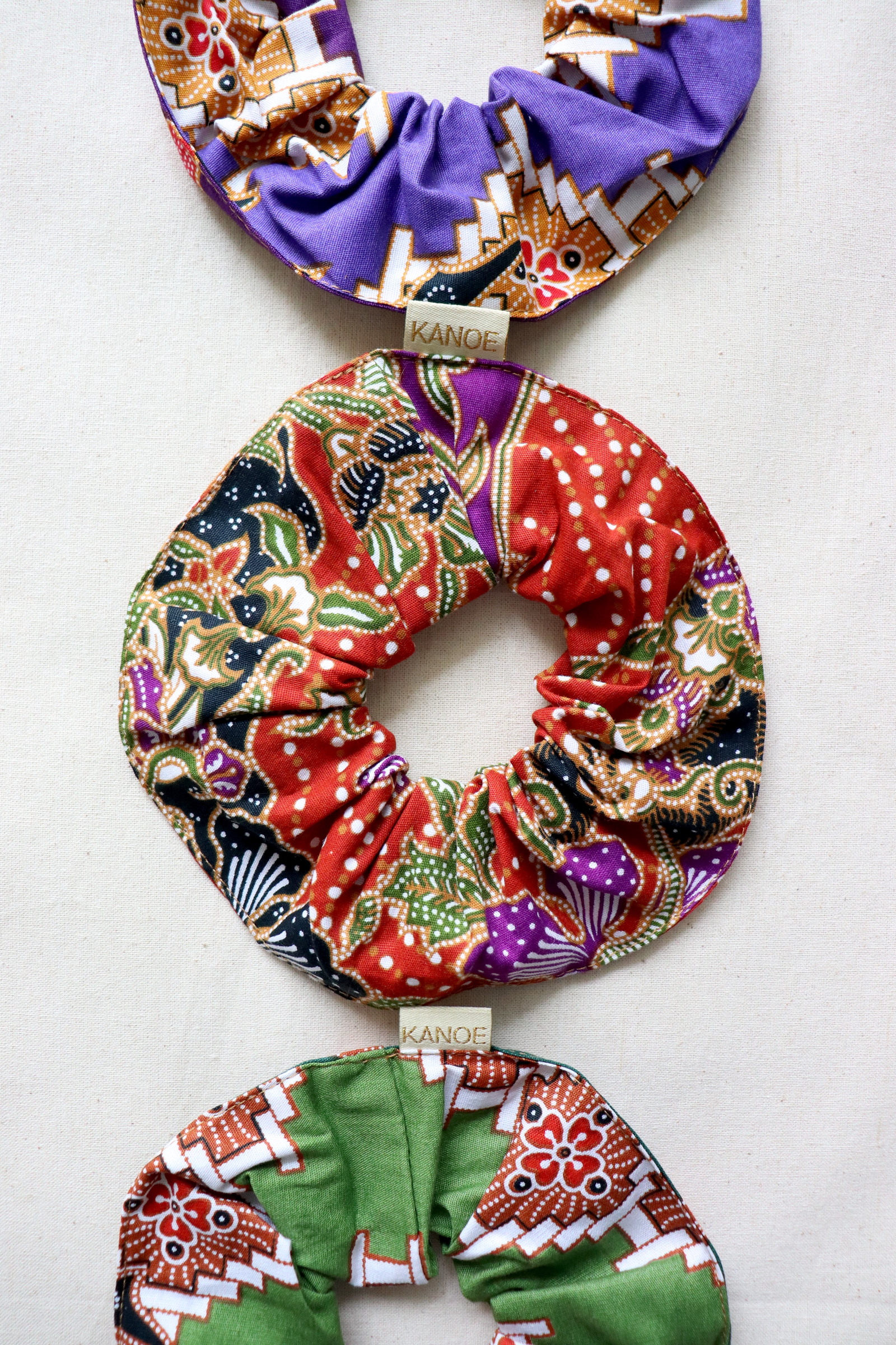 Maxi Batik Scrunchies (Set of 3) - Lily Day