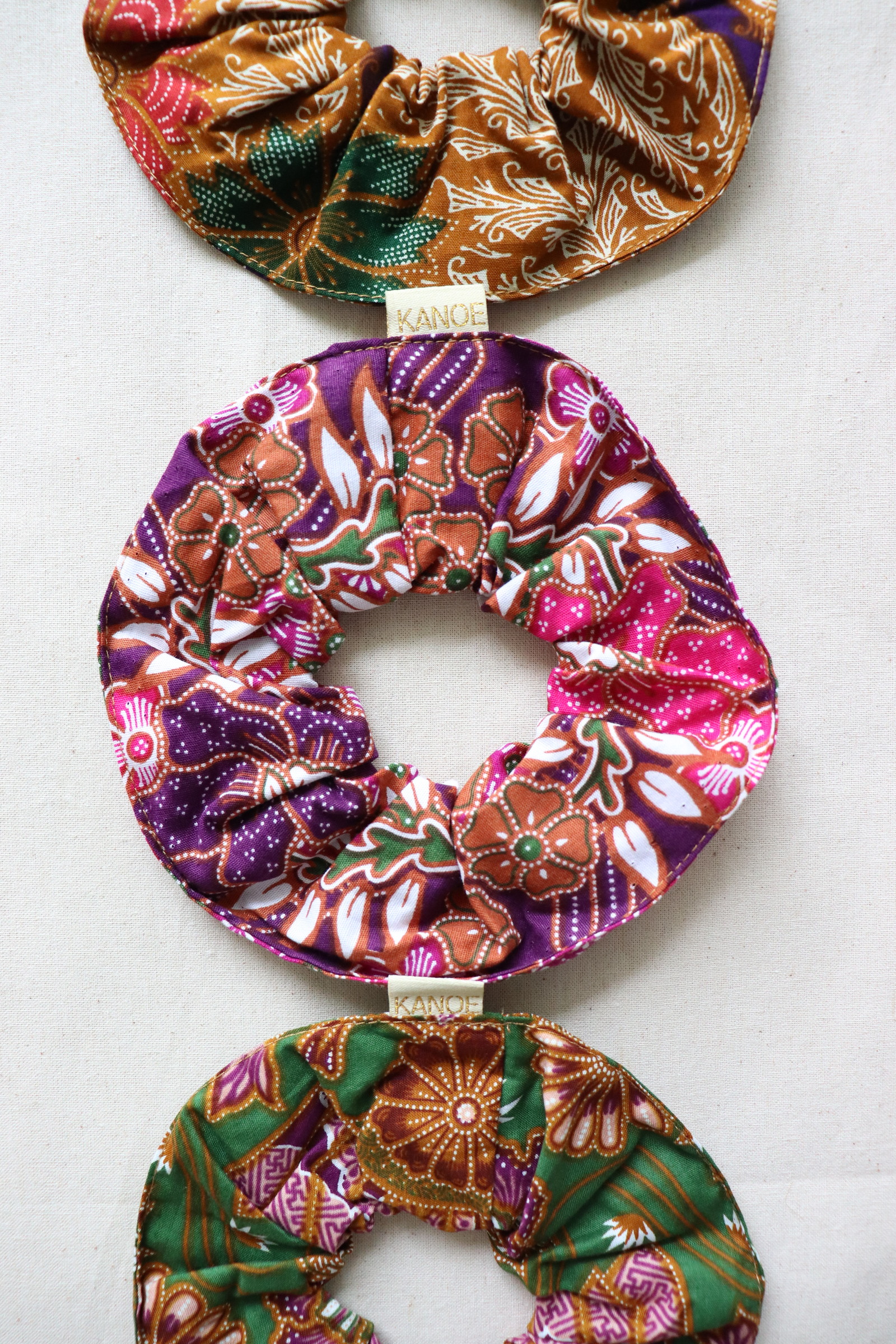 Maxi Batik Scrunchies (Set of 3) - Sweet Song