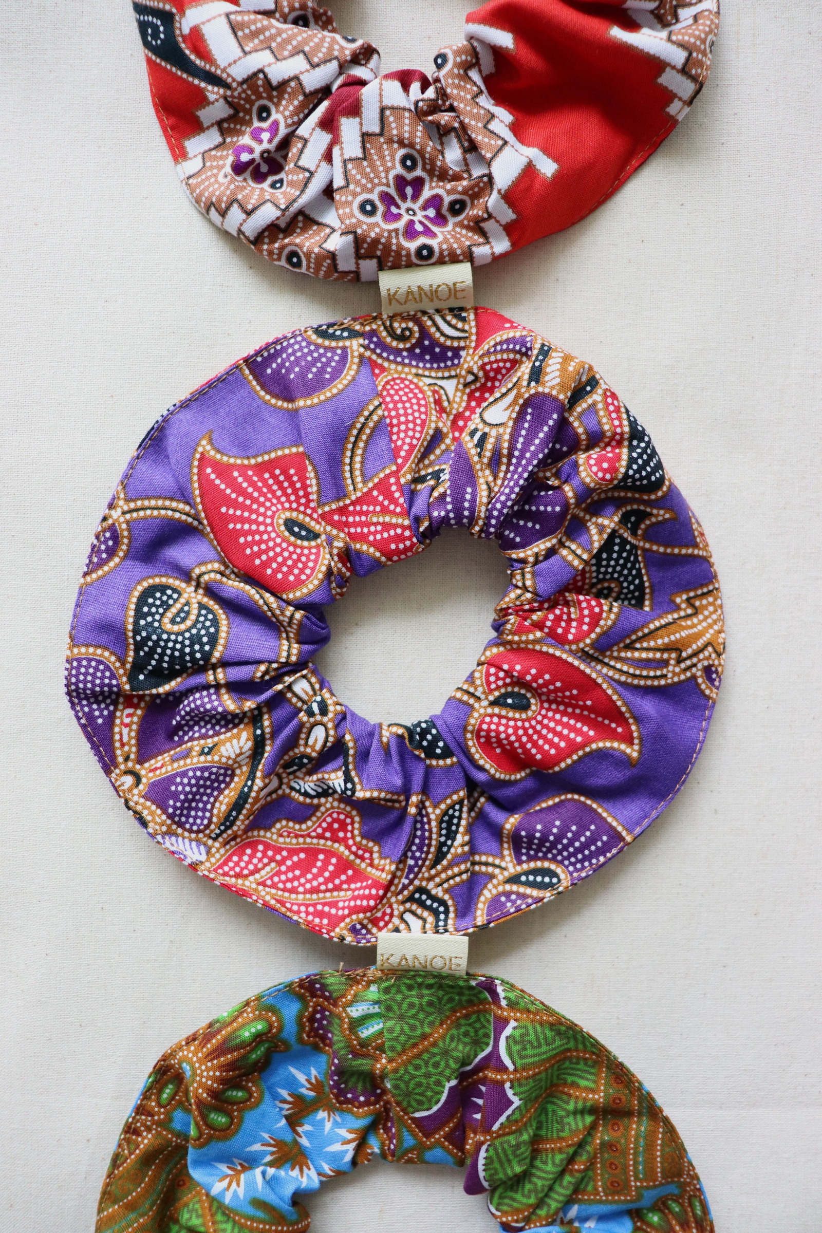 Maxi Batik Scrunchies (Set of 3) - Sweet Dreamers