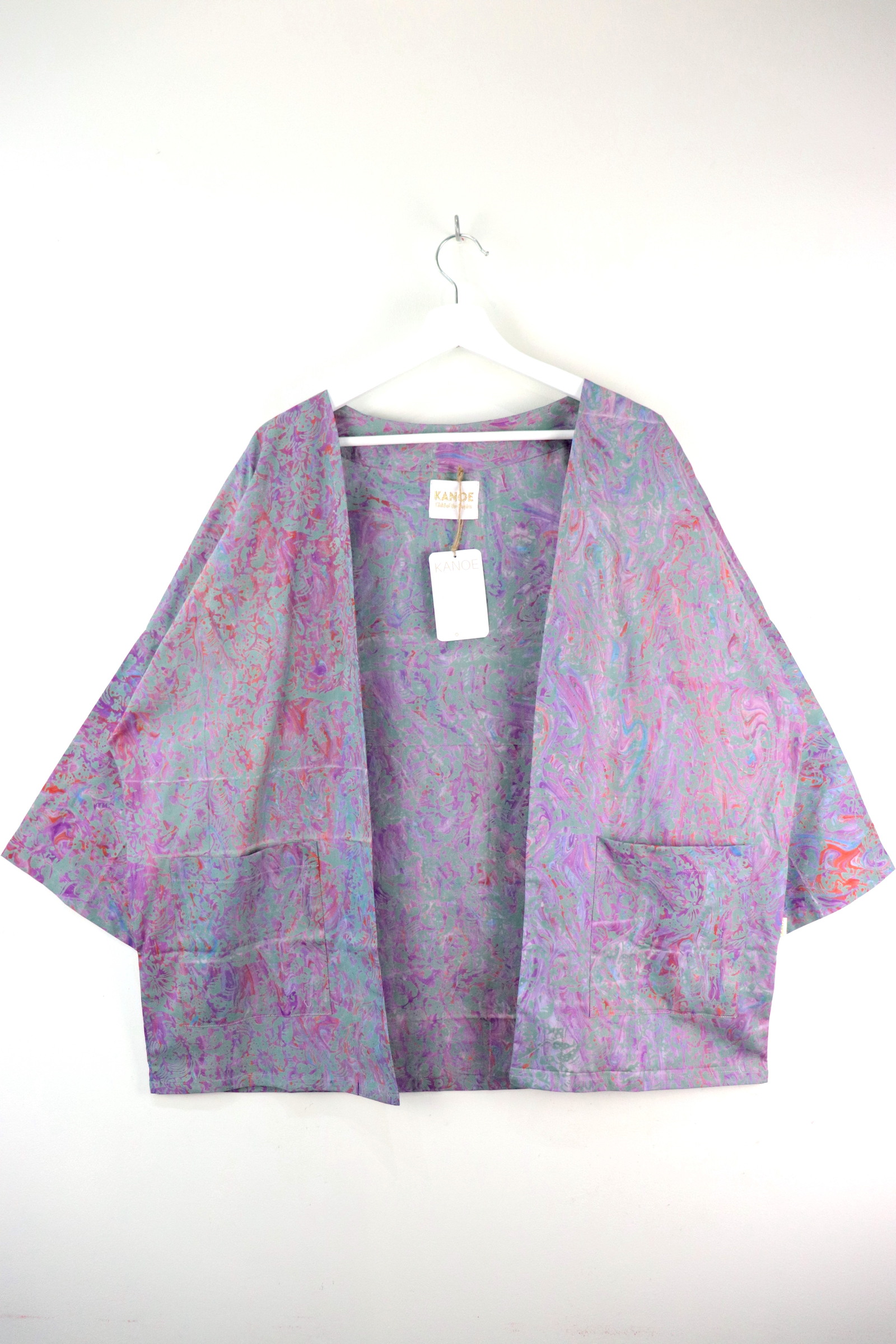 Handmade Batik Kimono Basic - Wild Elderberries