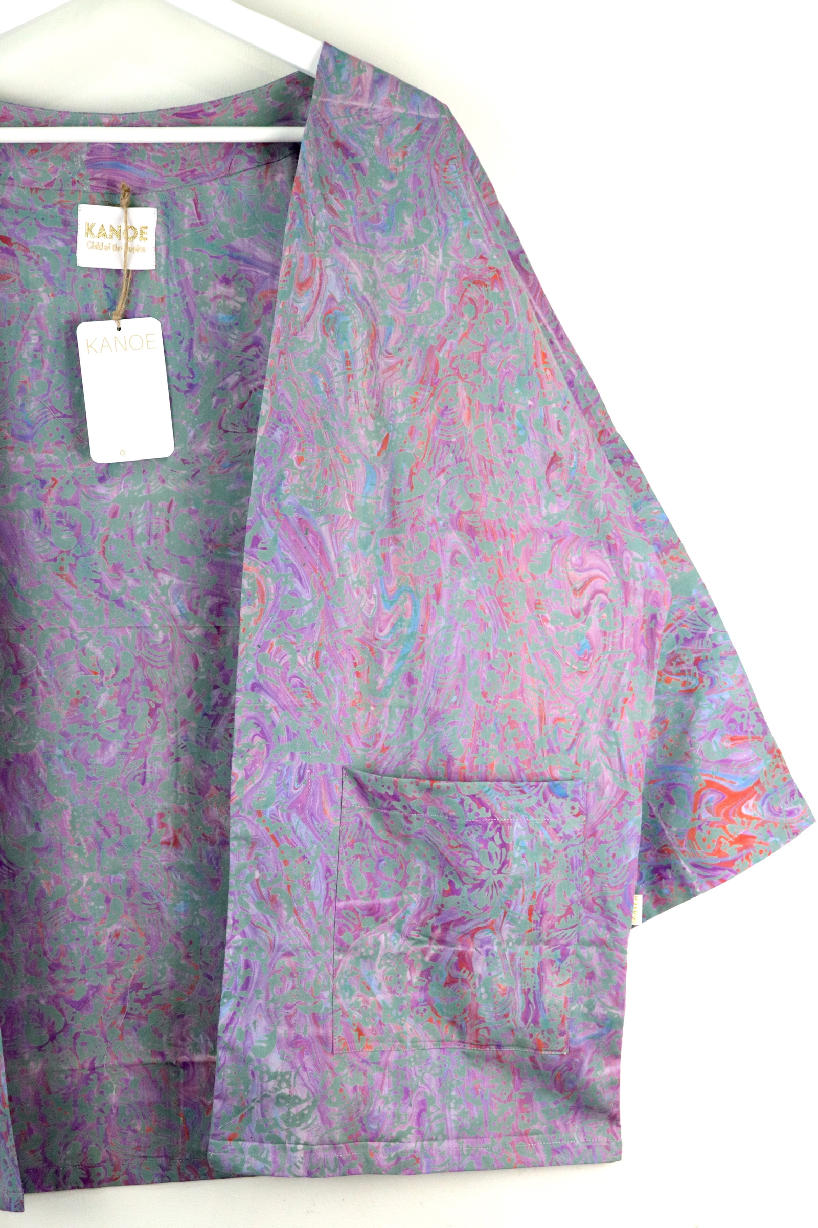 Handmade Batik Kimono Basic - Wild Elderberries