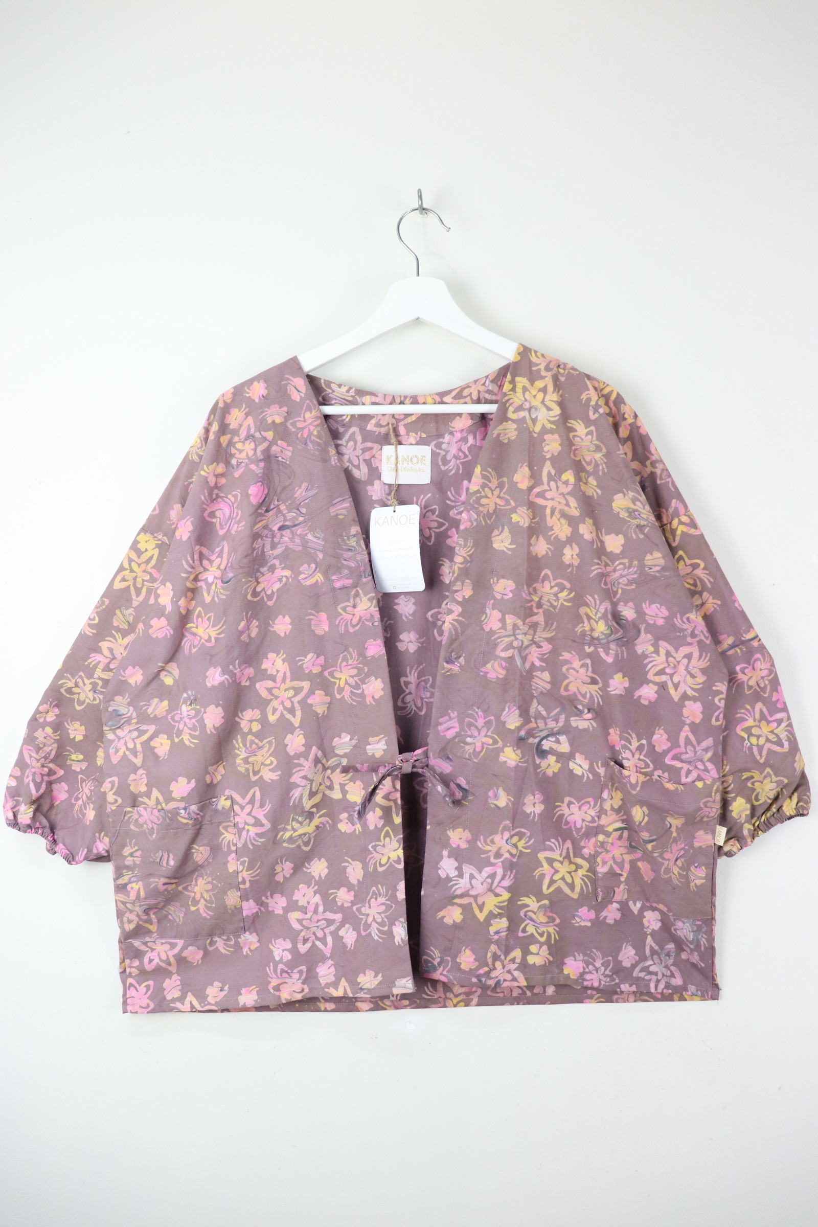 Handmade Batik Kimono Signature - Dusk Blossom