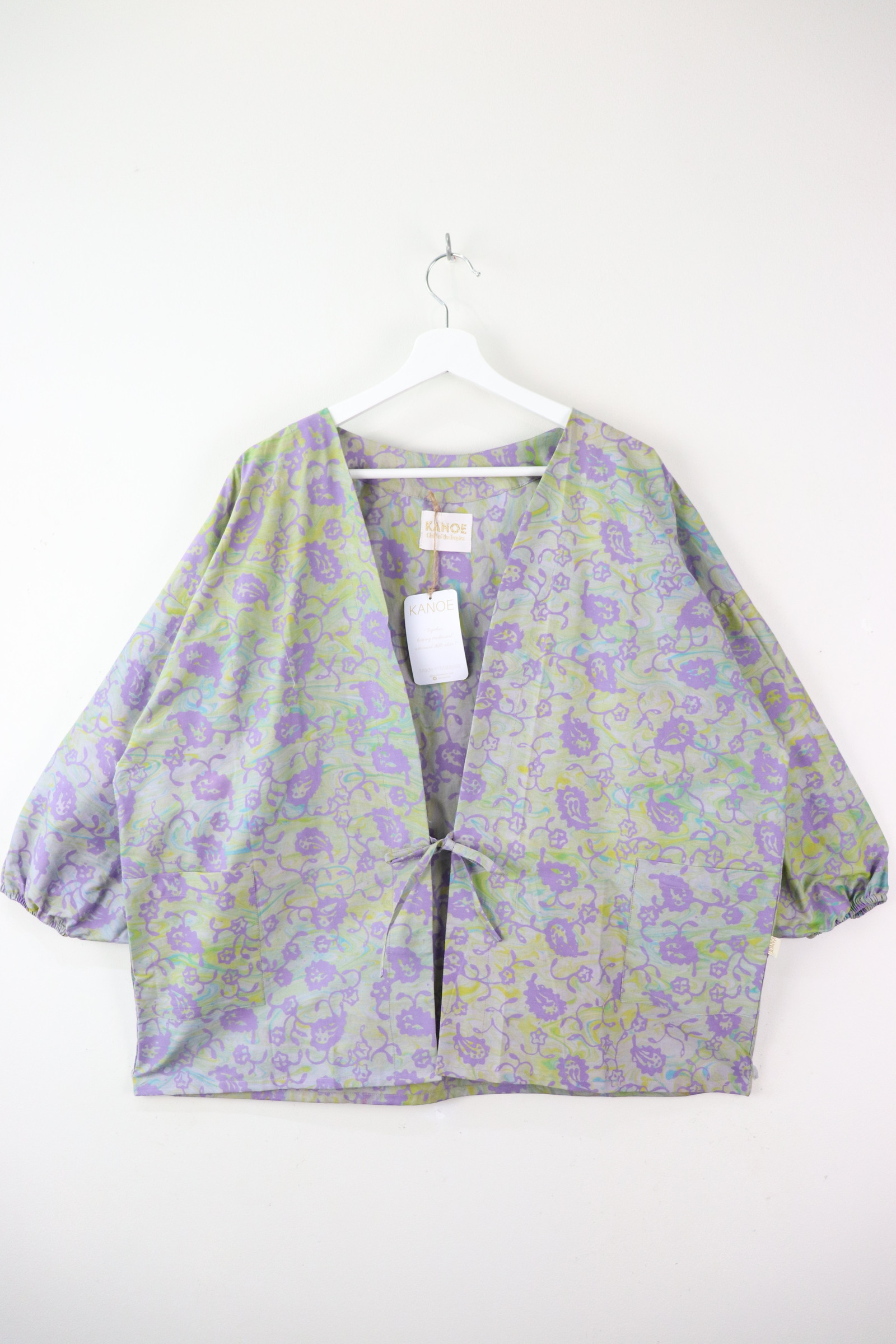 Handmade Batik Kimono Signature - Wysteria Petals